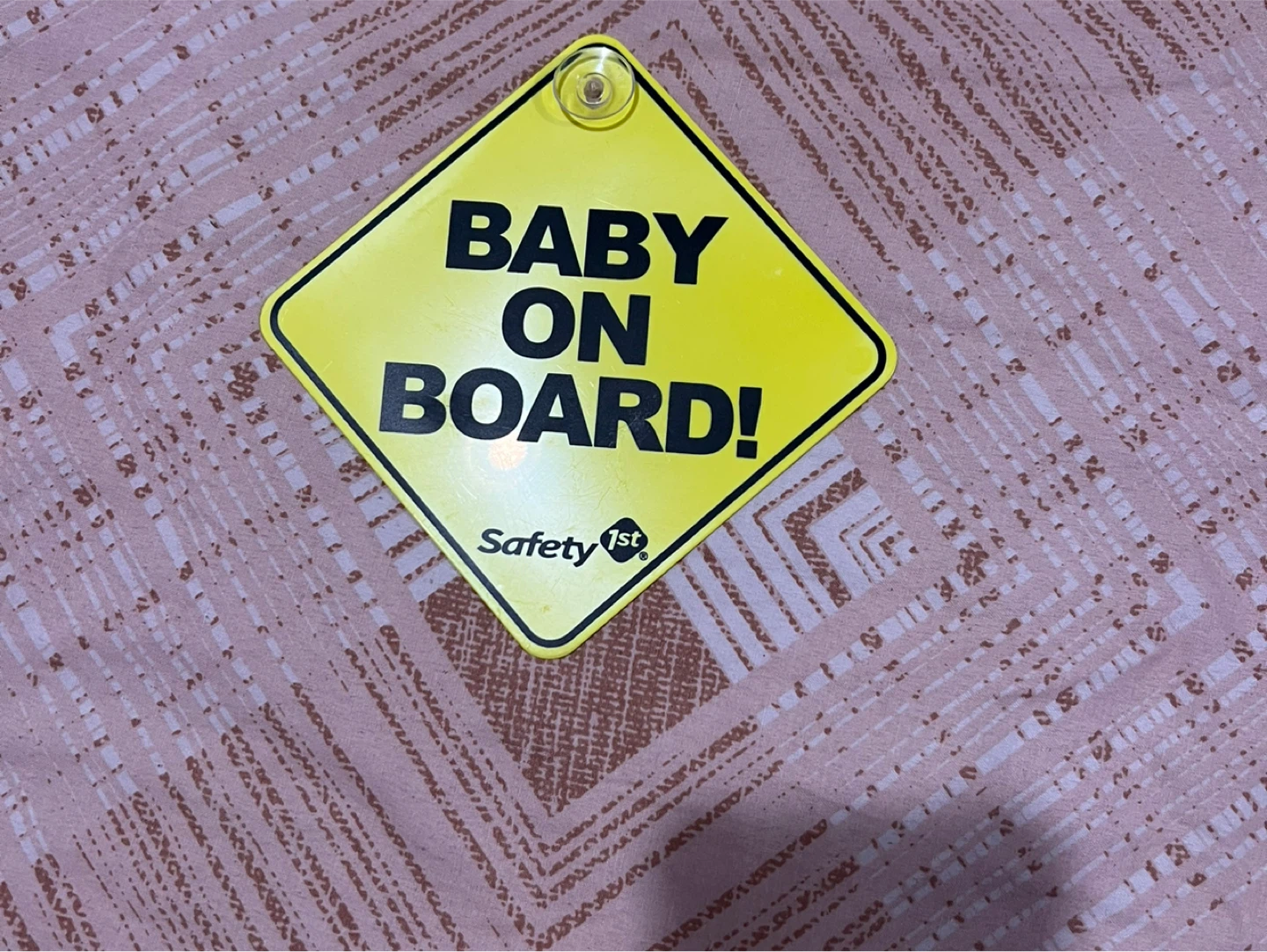 Safety 1st Baby on Board Sign