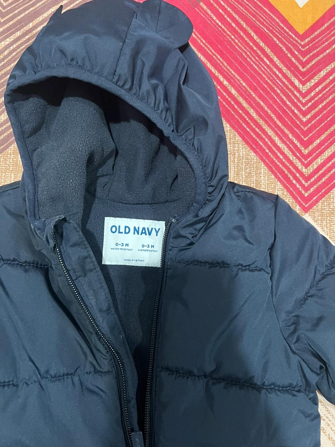 Old Navy 0-3M Baby Snowsuit - Navy Blue - photo 2