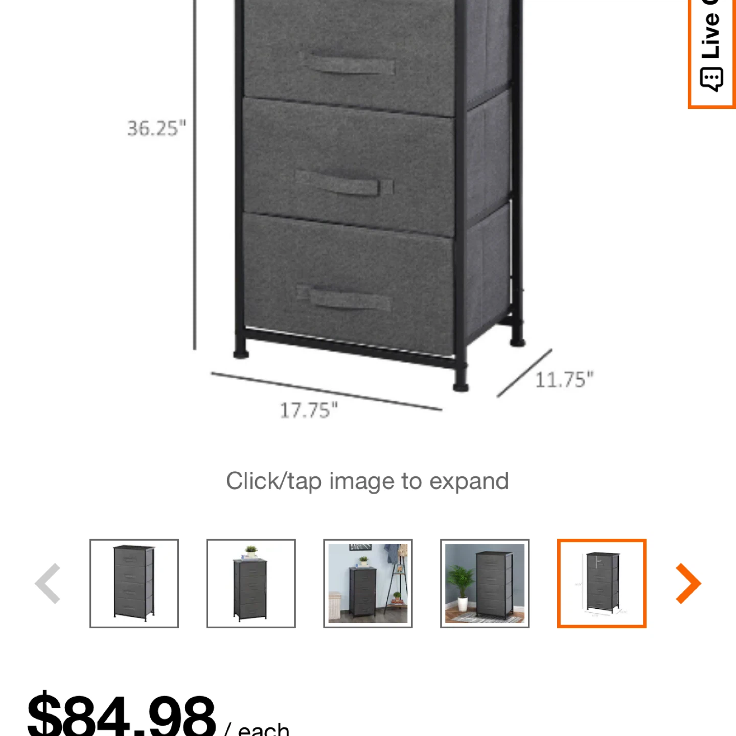 Dresser Organizer with 4 Drawers - photo 2