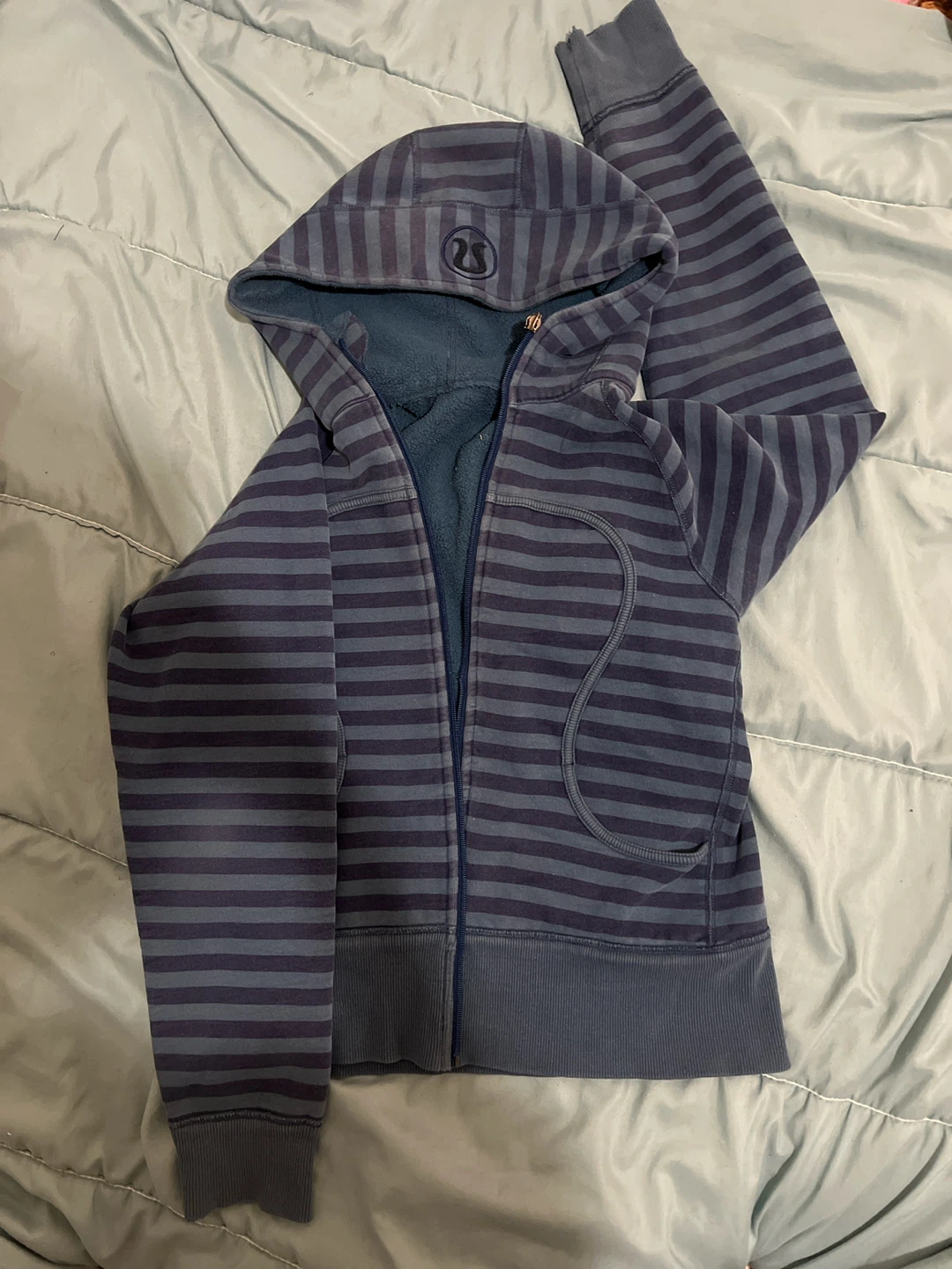 Lululemon Striped Scuba Hoodie