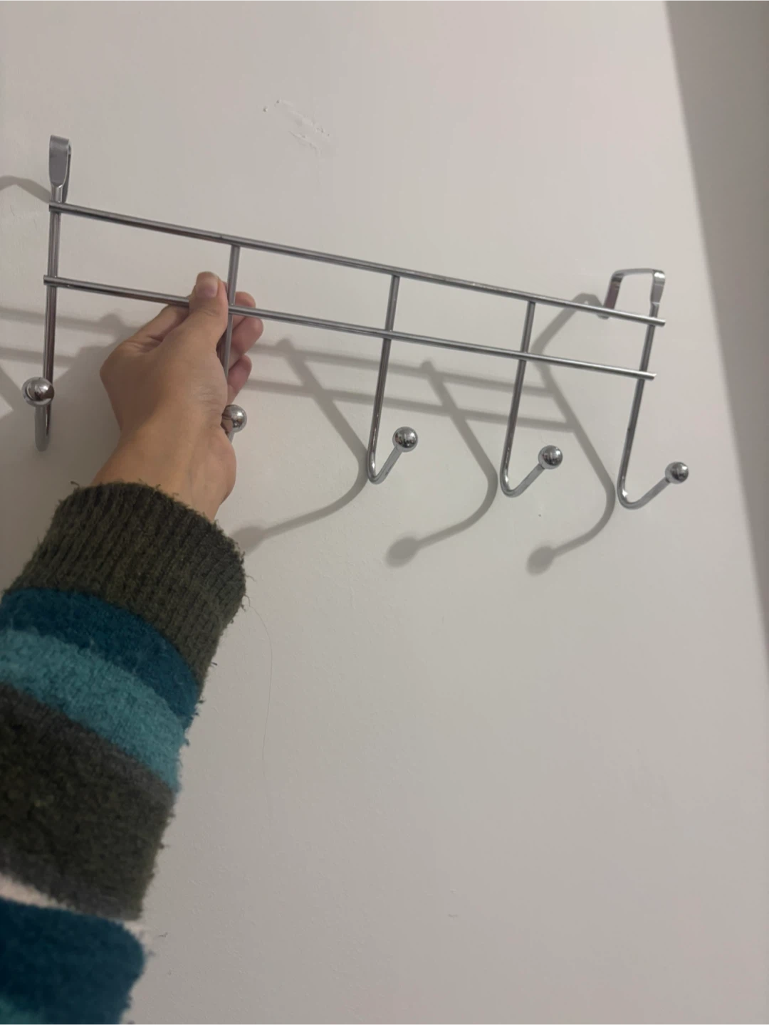 Over-the-Door Rack with 5 Hooks