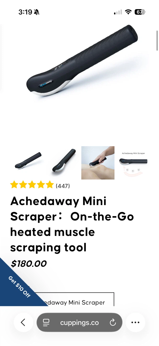 Achedaway Mini Scraper - Heated massage Tool - photo 2