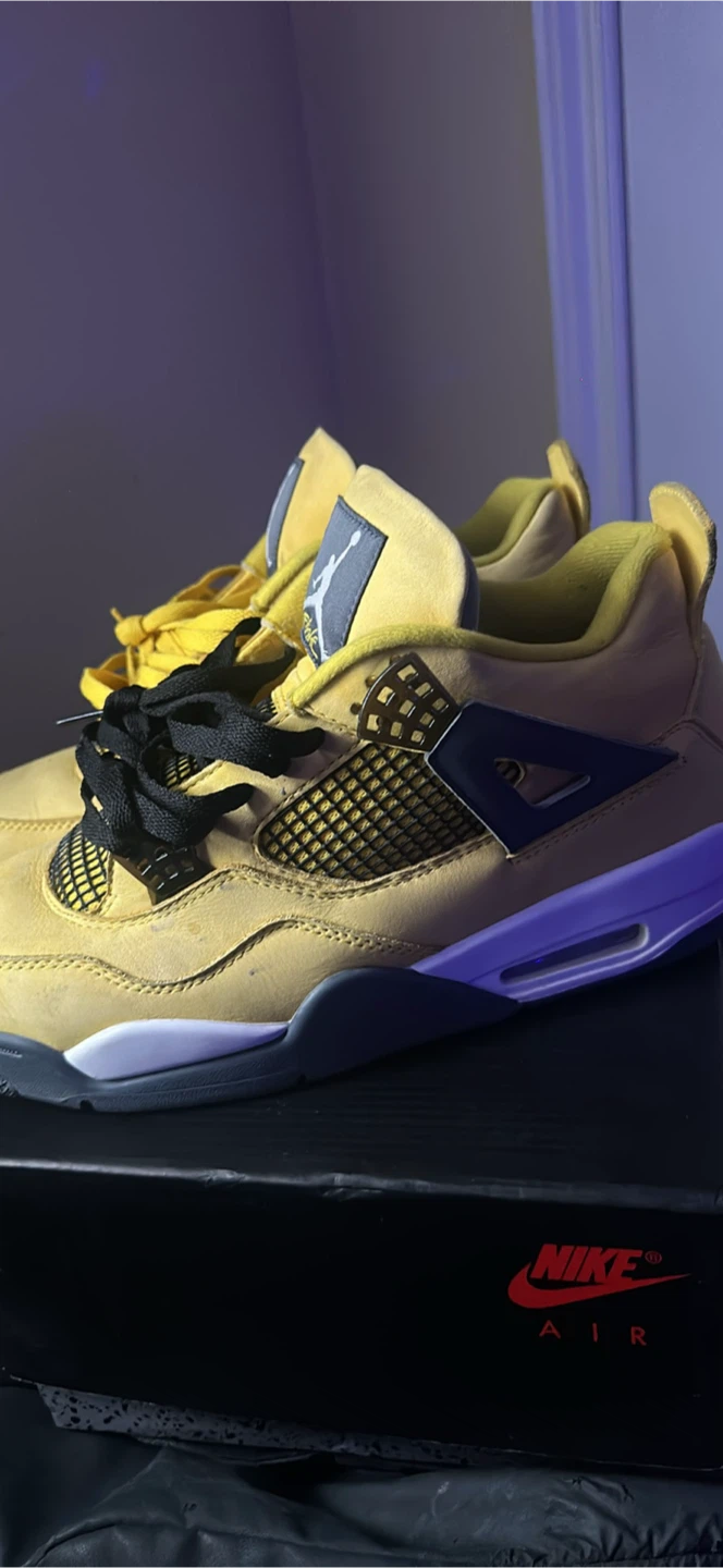 Air Jordan 4 Retro 'Lightning' Yellow - photo 4