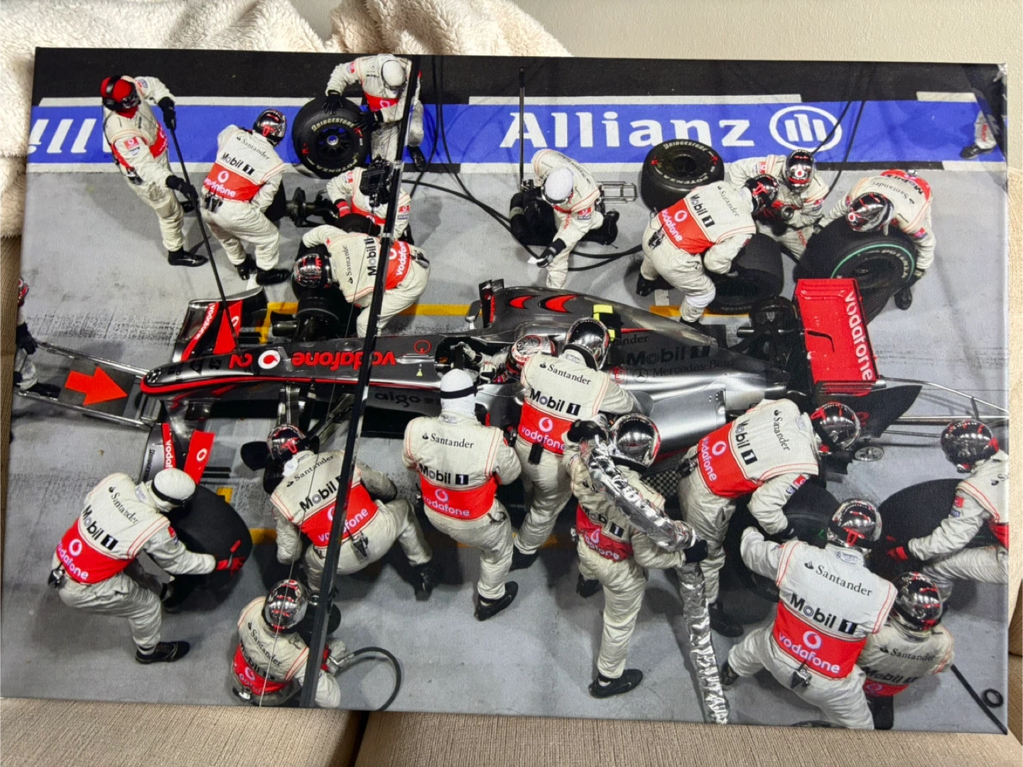 McLaren F1 Pit Stop Canvas Print - photo 2