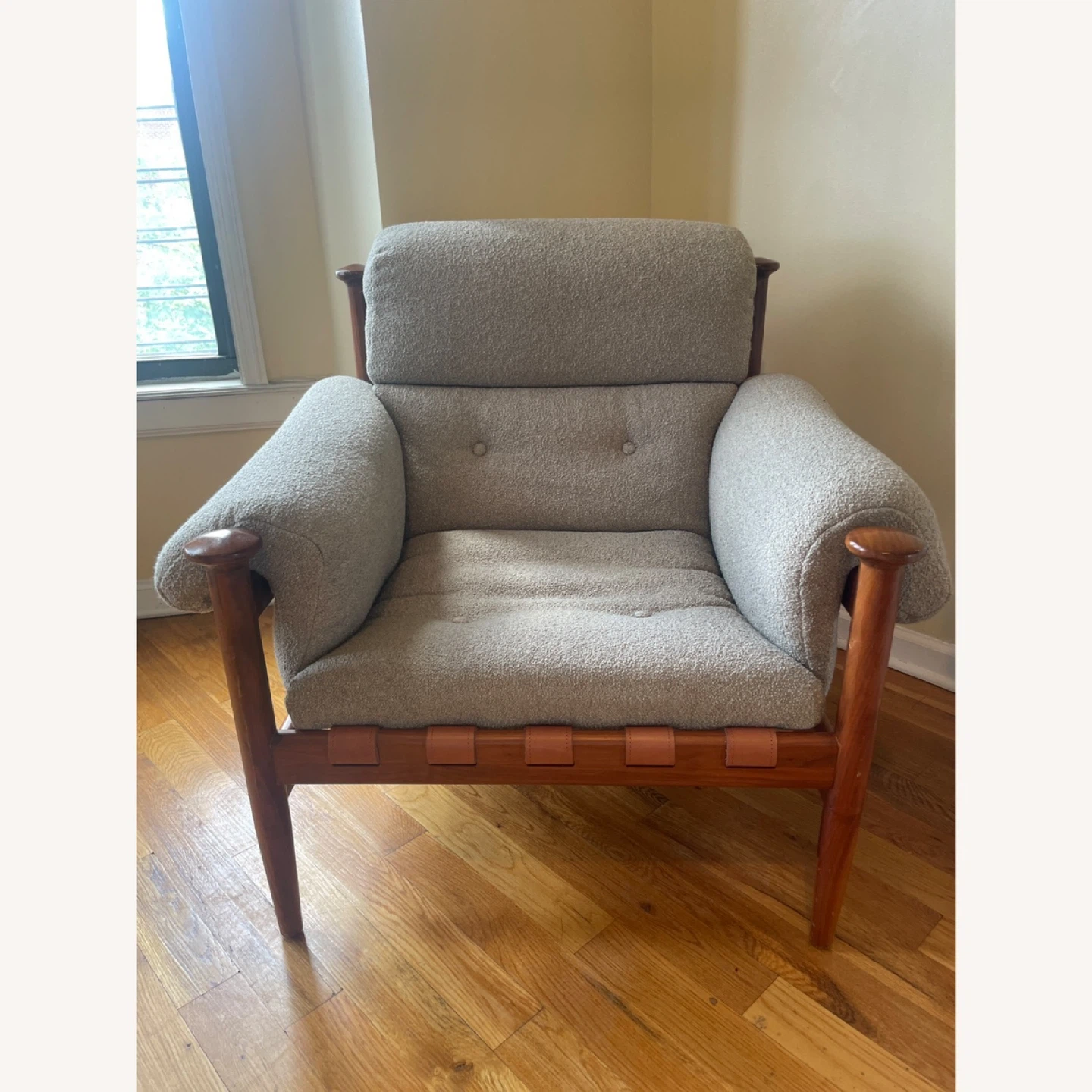 Soho Home Otis Armchair, Italian Boucle Mushroom
