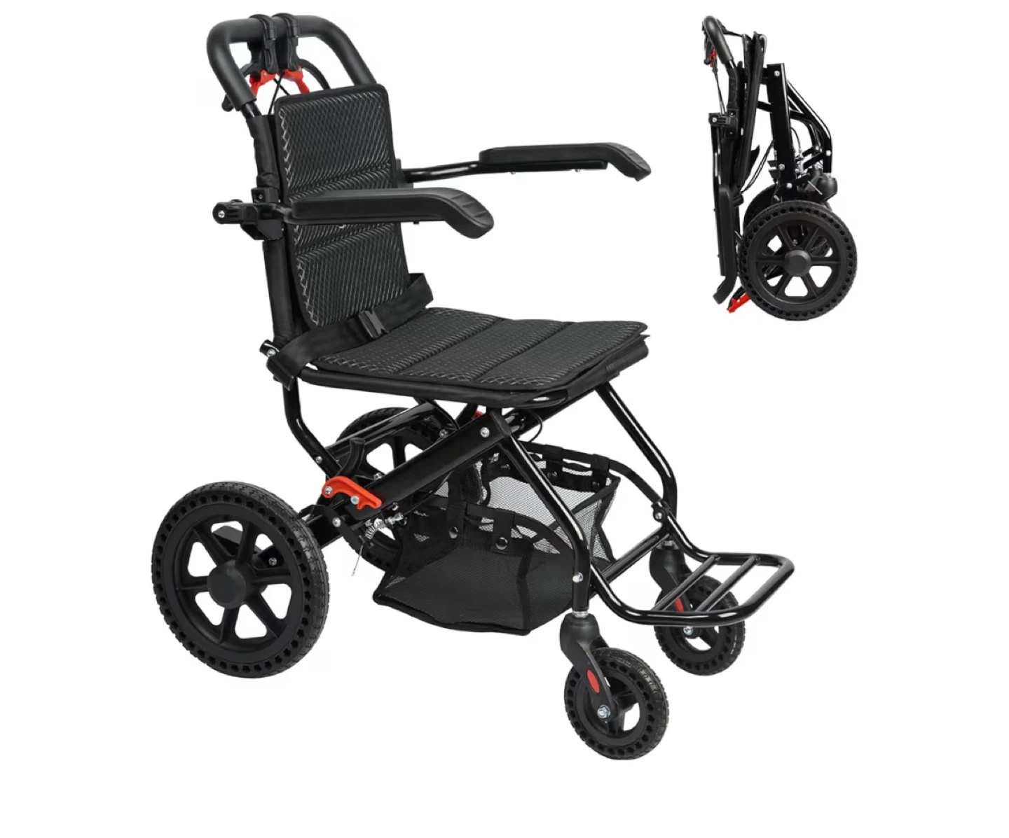 Lightweight Foldable Wheelchair - New!