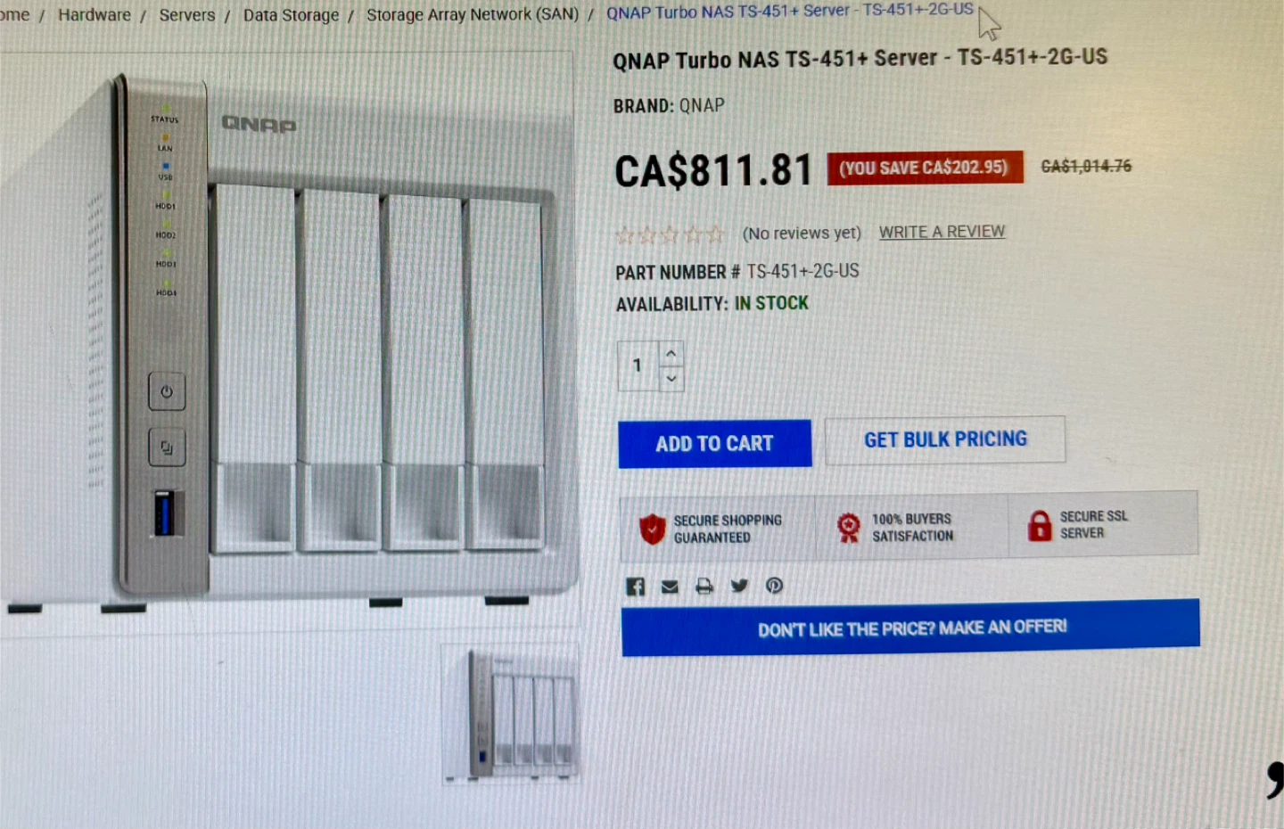 QNAP NAS Server - Network Attached Storage - photo 4