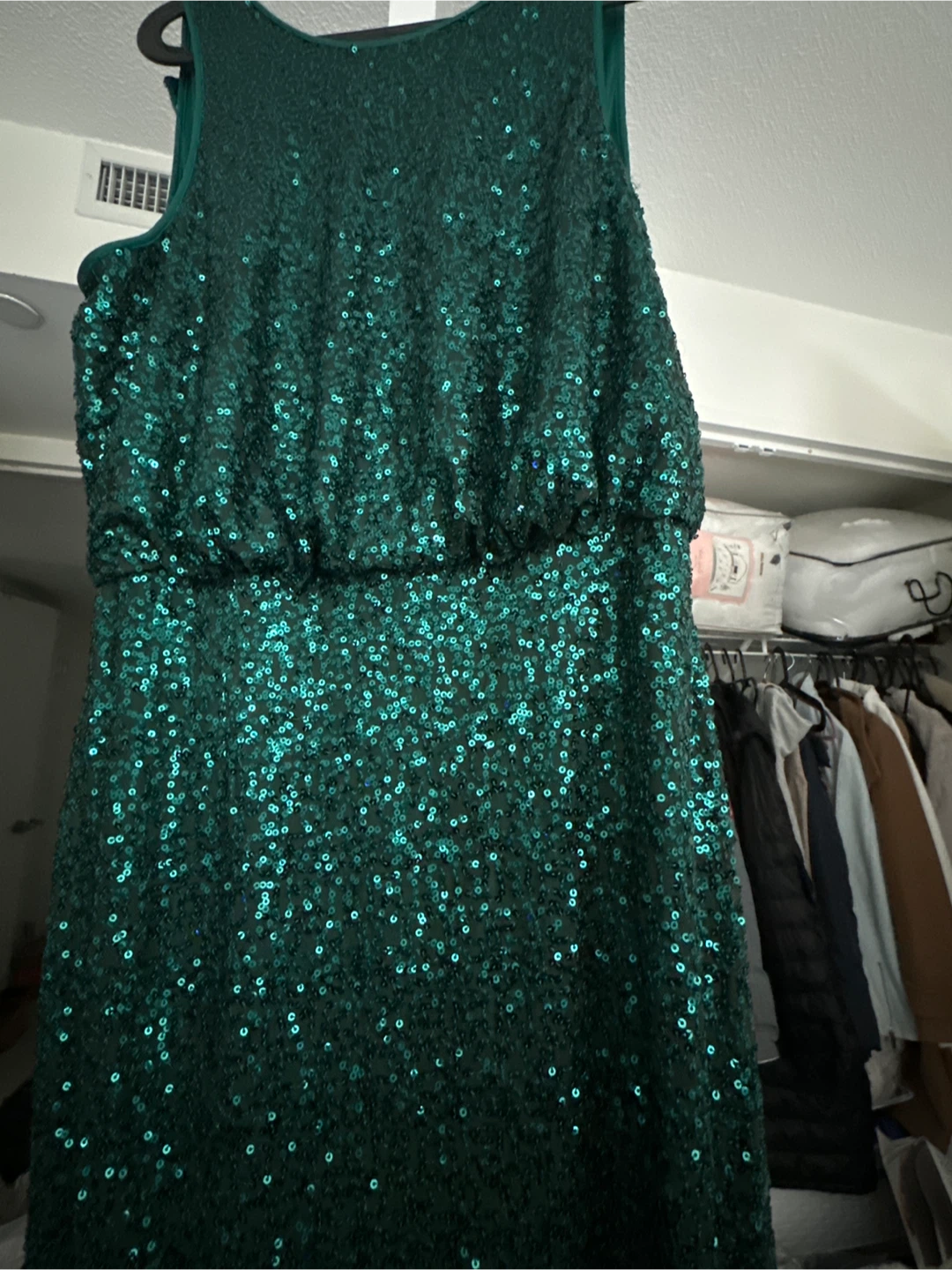 Sequin Emerald Green NY Dress
