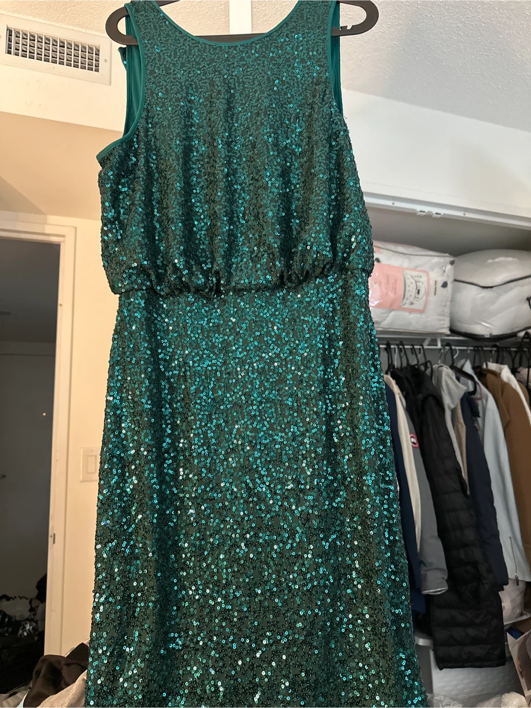 Sequin Emerald Green NY Dress - photo 3
