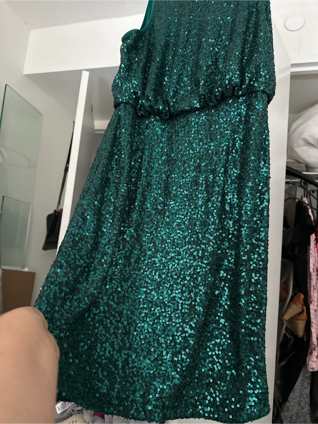 Sequin Emerald Green NY Dress - photo 2