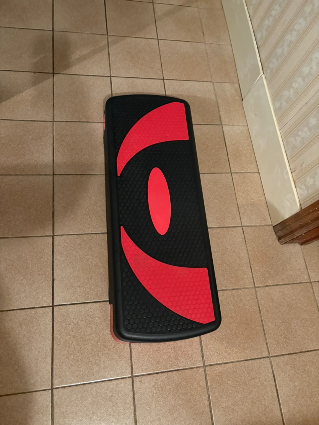 Adjustable Aerobic Stepper - Red & Black