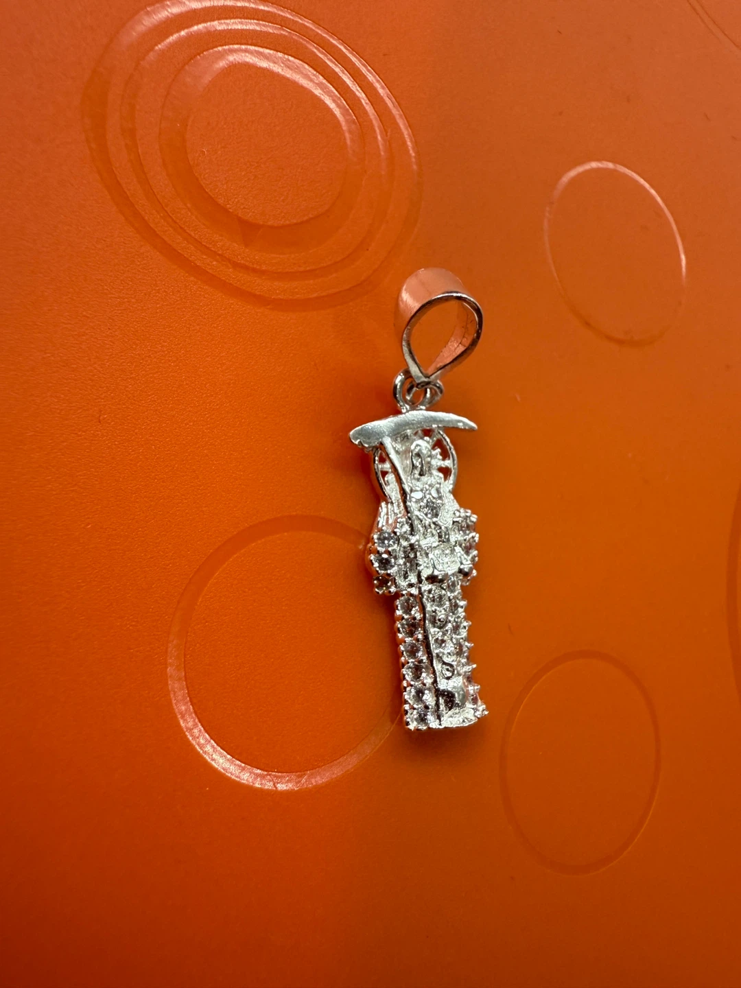 Santa Muerte 925 Silver Pendant