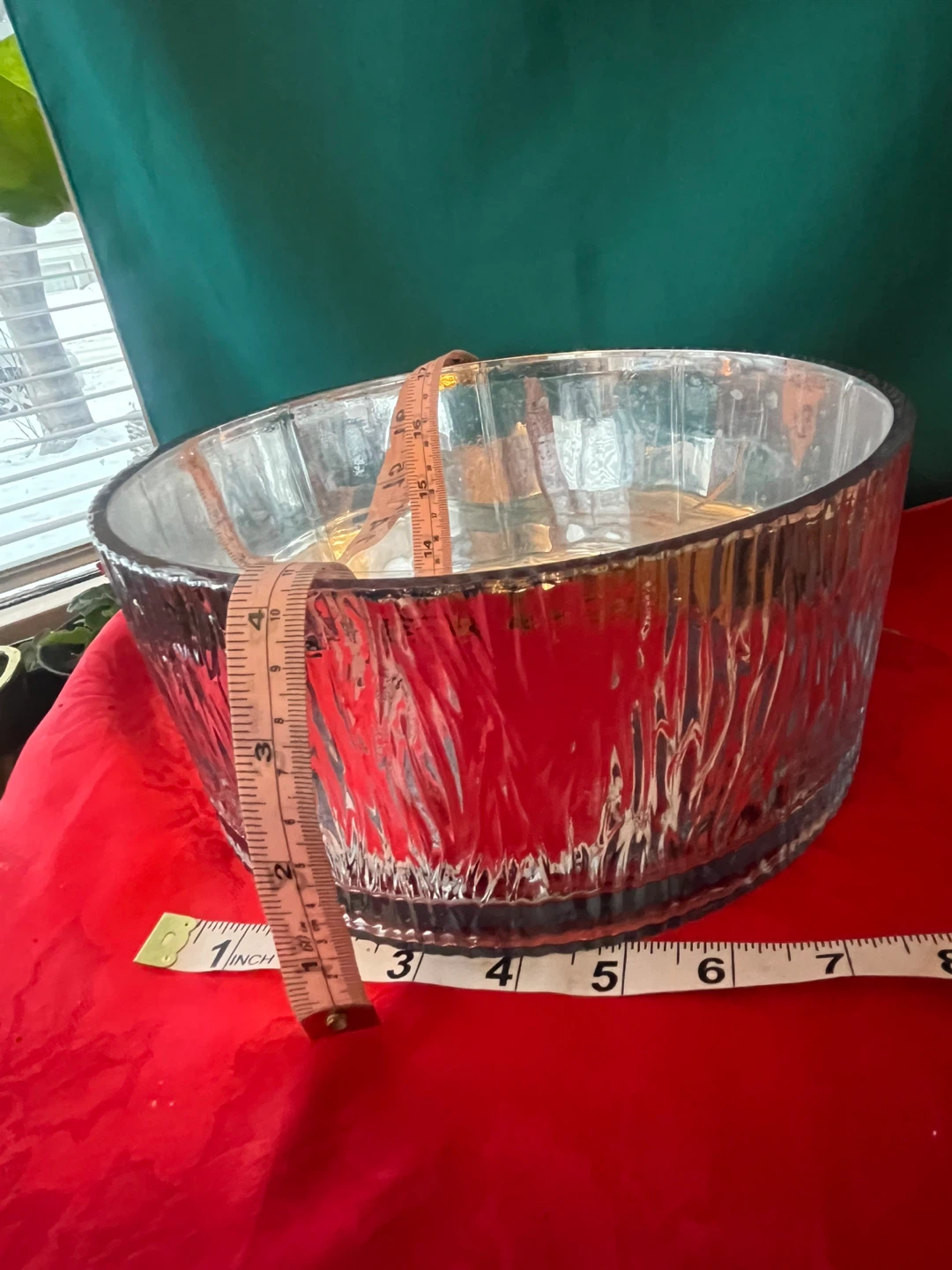 Ice bucket/Planter bowl with plastic insert - photo 4