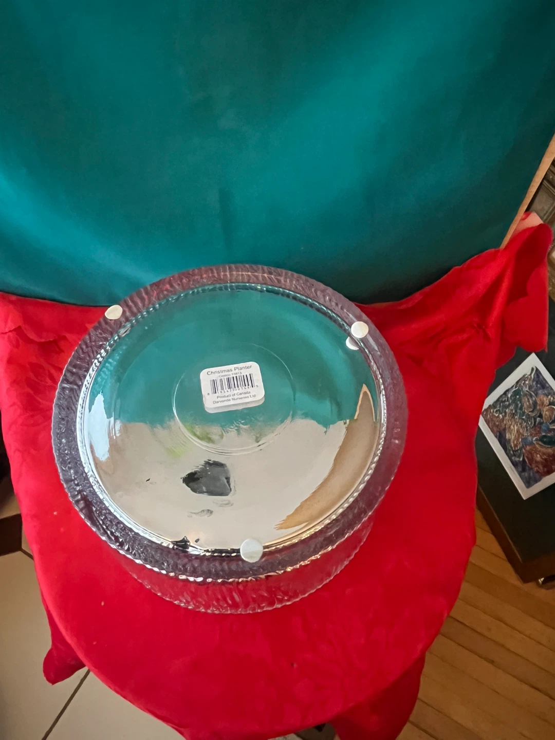 Ice bucket/Planter bowl with plastic insert - photo 5