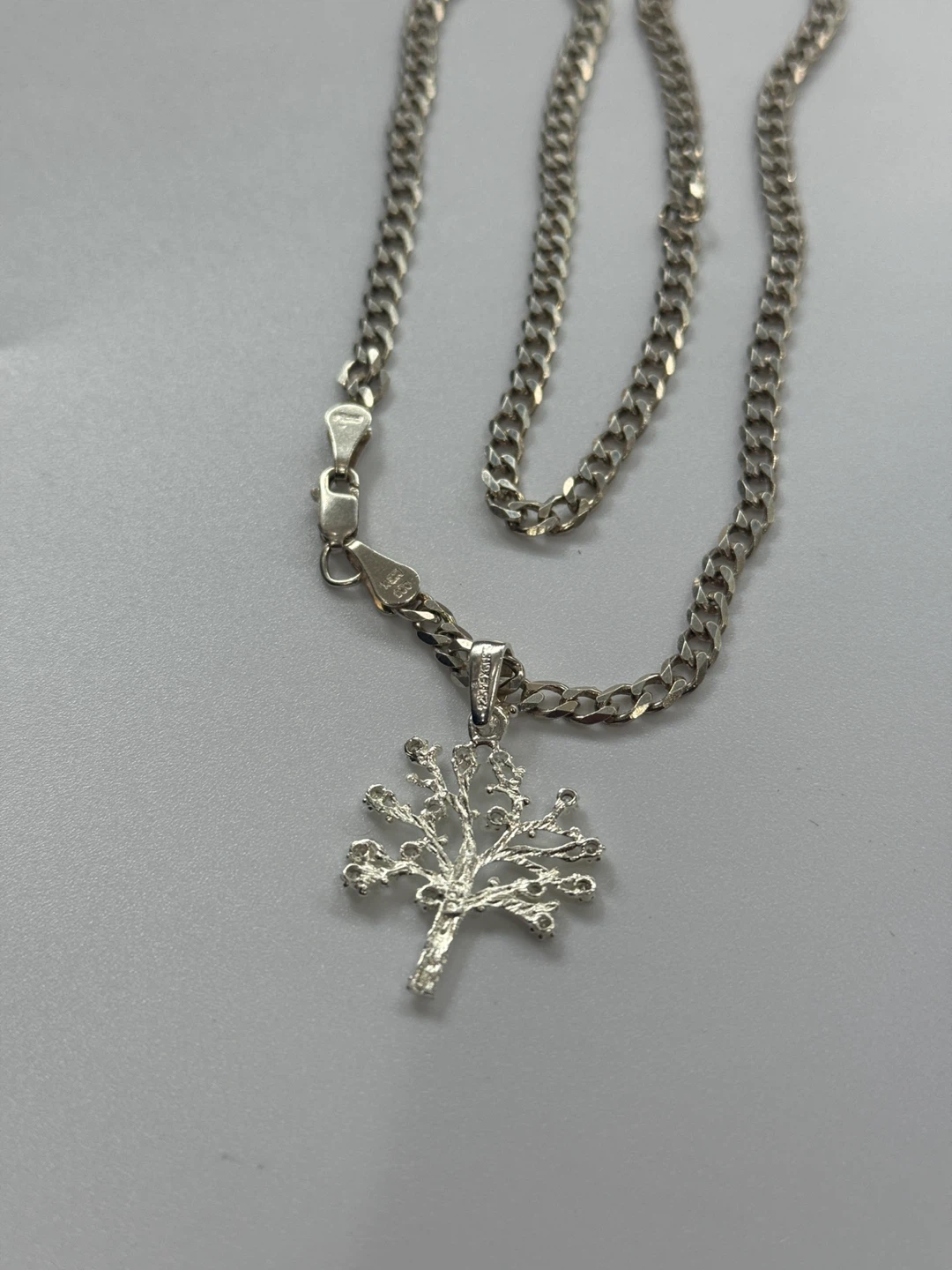 Sterling Silver Tree of Life Pendant Necklace