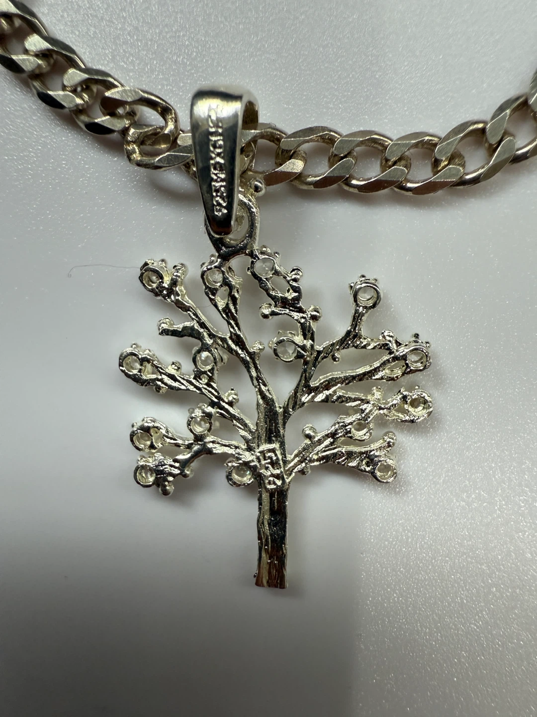 Sterling Silver Tree of Life Pendant Necklace - photo 2