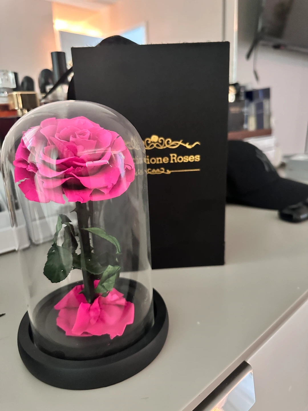 Perfectione Roses Large Preserved Rose - Black - photo 5