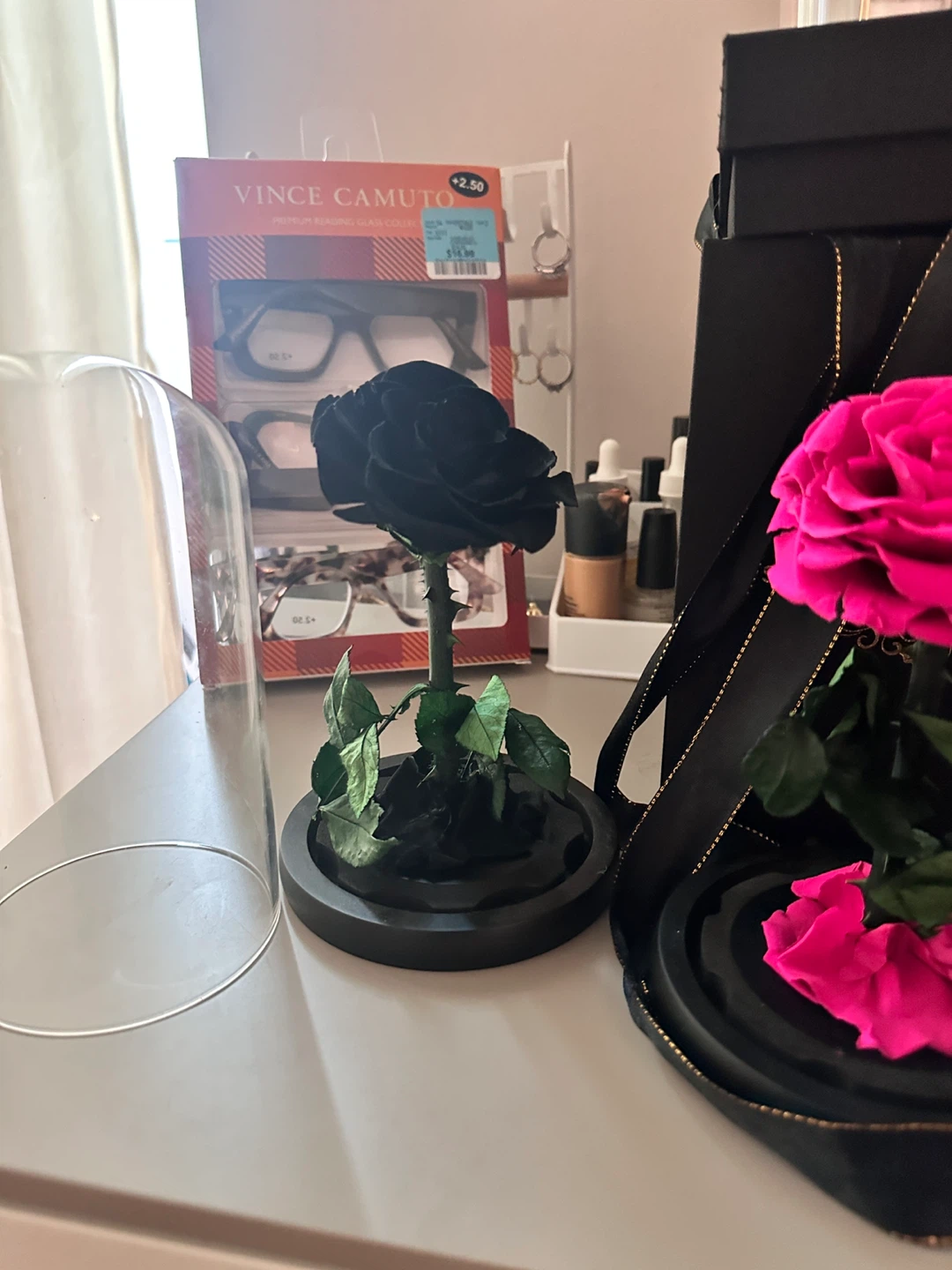 Perfectione Roses Large Preserved Rose - Black - photo 2