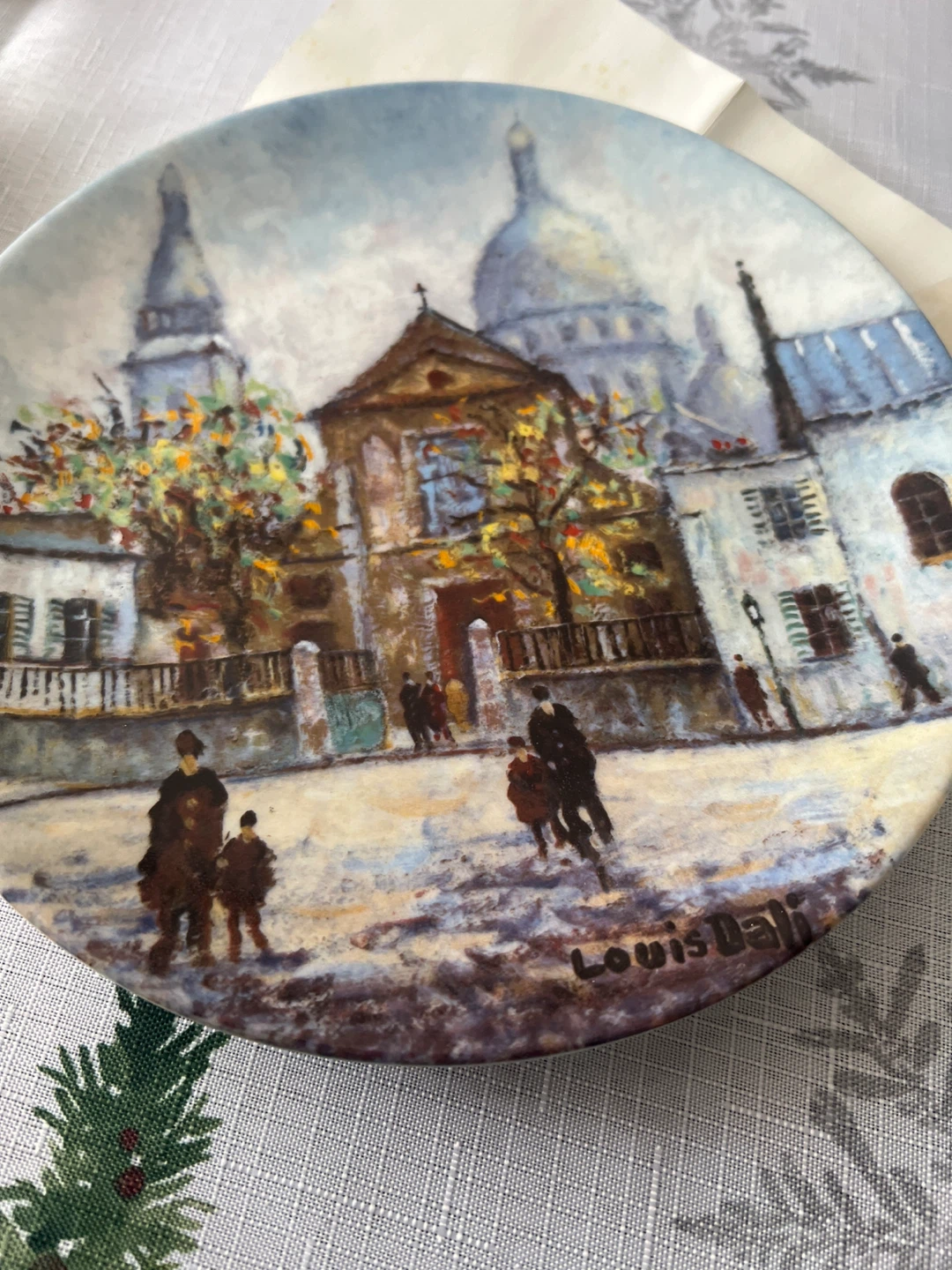 Henri D'Arceau Fils Sacré-Coeur de Montmartre Plate