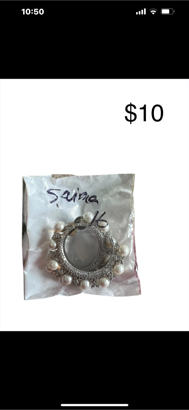 Pearl & Rhinestone Earrings