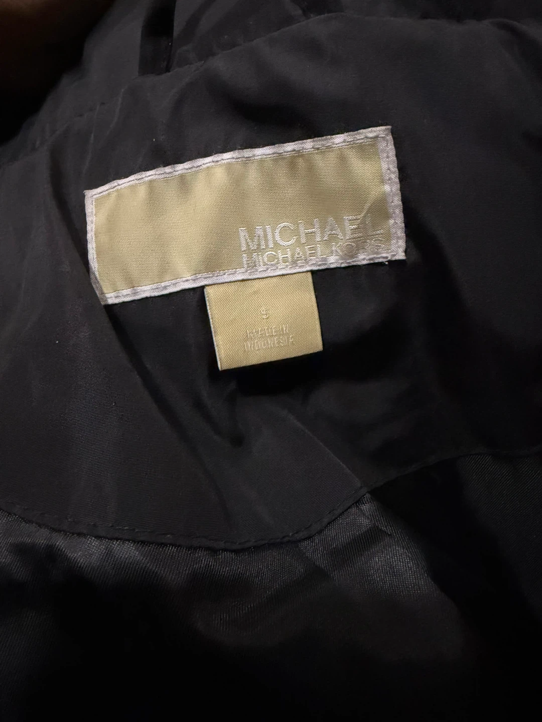 Michael Michael Kors Black Puffer Jacket - Size S