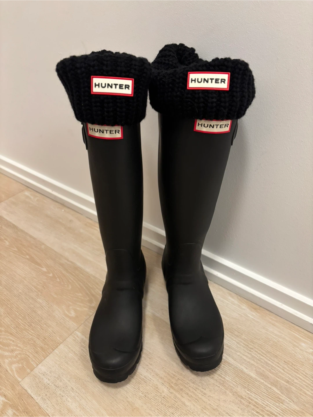 Hunter Original Tall Boots with Knit Lining - Size US 6 - photo 2