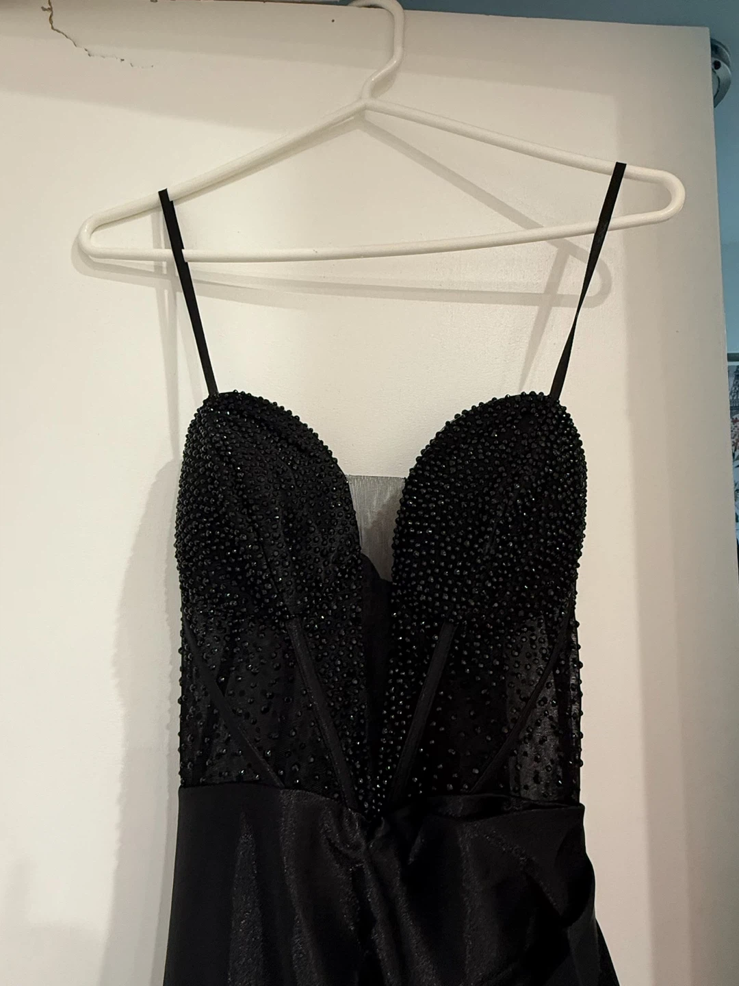 Black Corset Bodice Formal Dress - photo 5