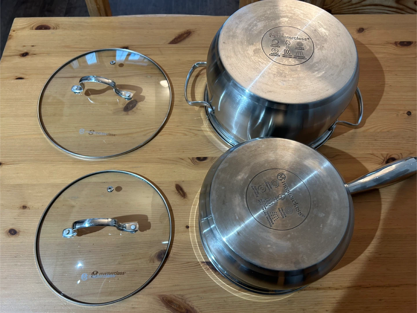 MasterClass & Bergner Stainless Steel Cookware Set + colander - photo 5