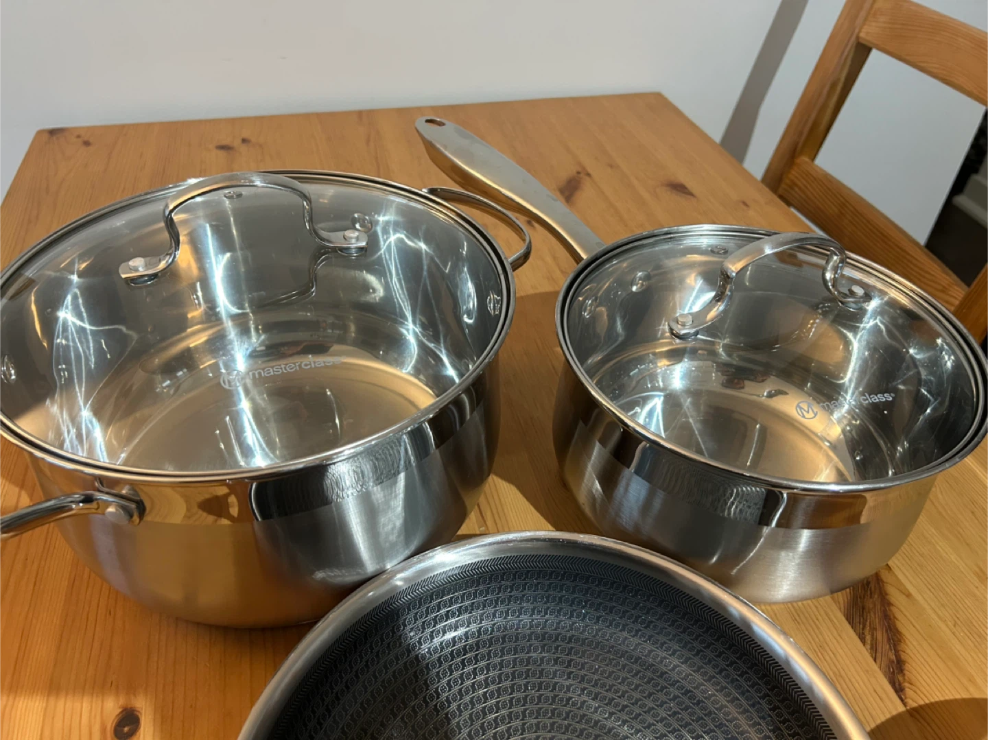 MasterClass & Bergner Stainless Steel Cookware Set + colander - photo 3