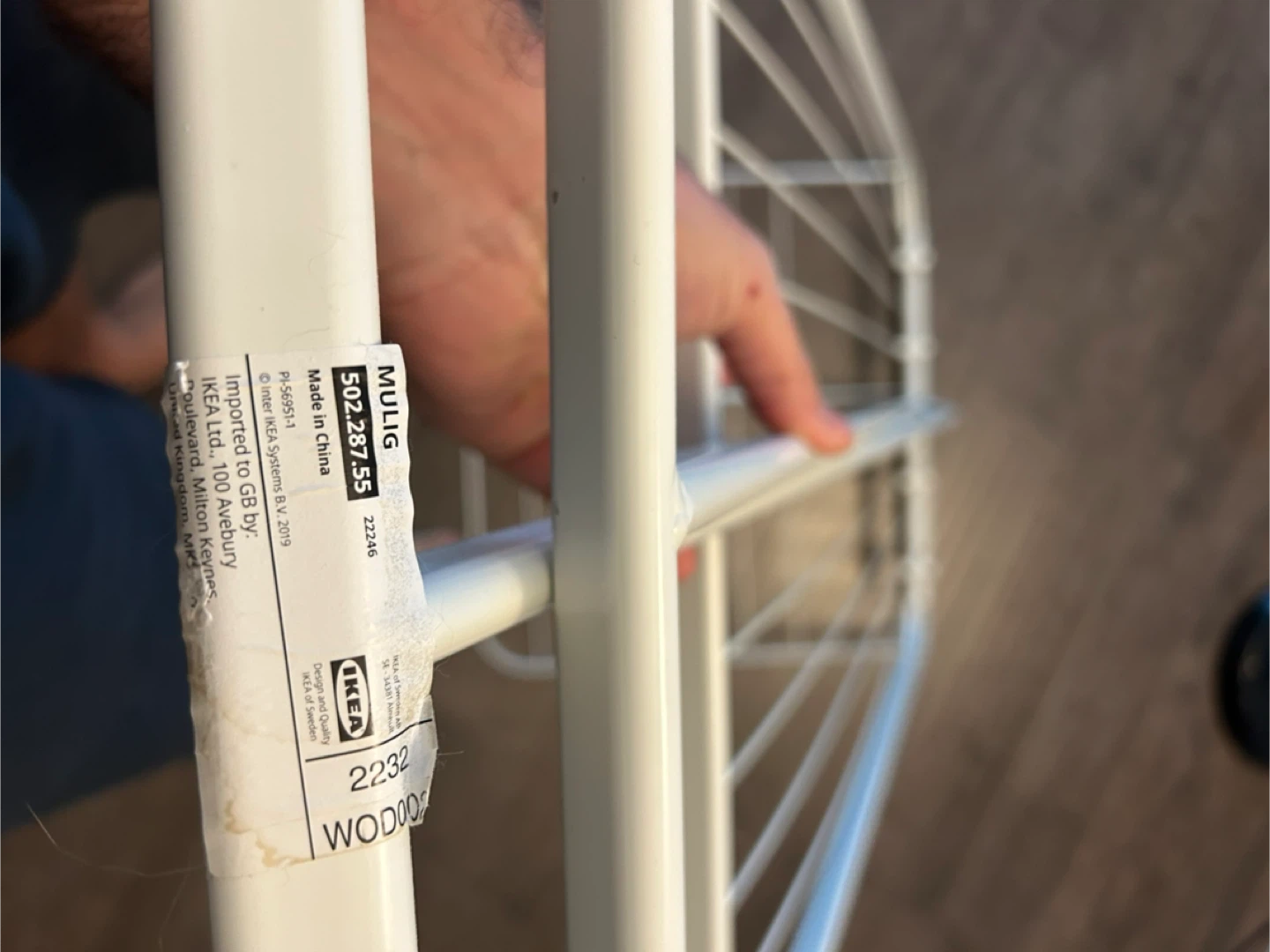IKEA MULIG Clothes Drying Rack - White - photo 2
