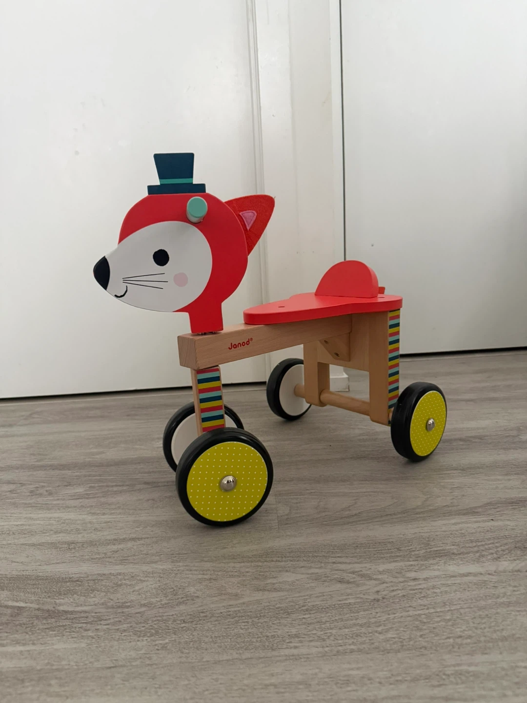 Janod Fox Ride-On Toy