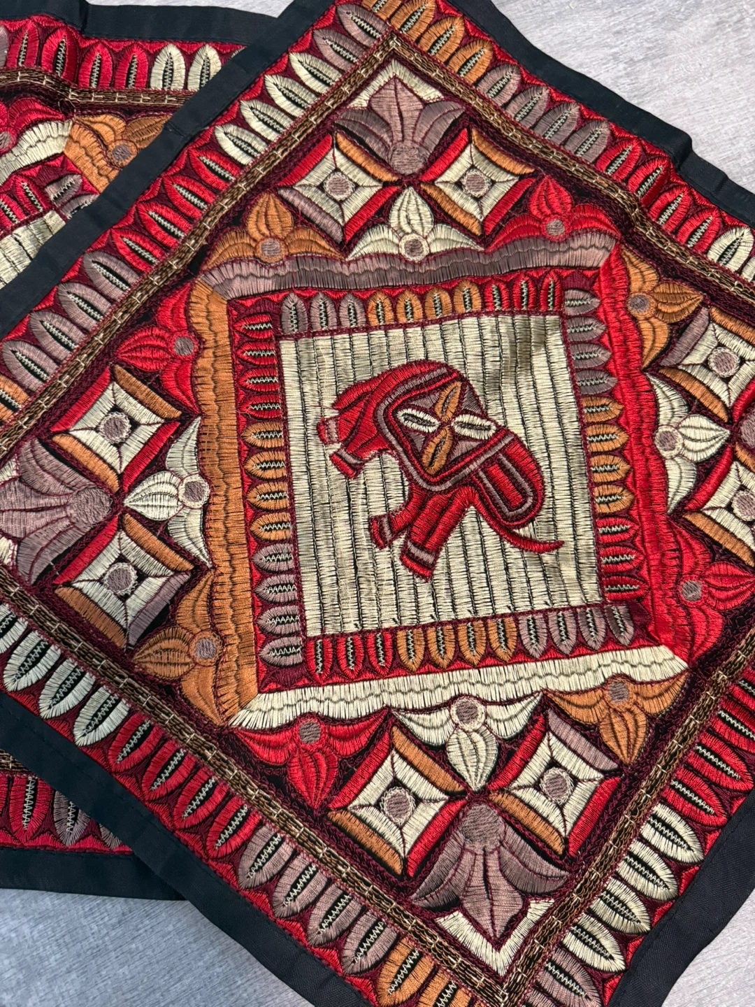 Embroidered Cushion Cover