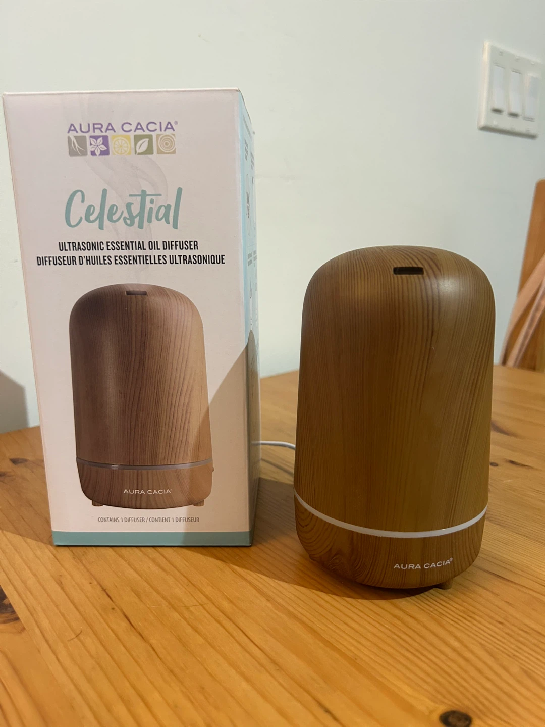 Aura Cacia Celestial Ultrasonic Essential Oil Diffuser