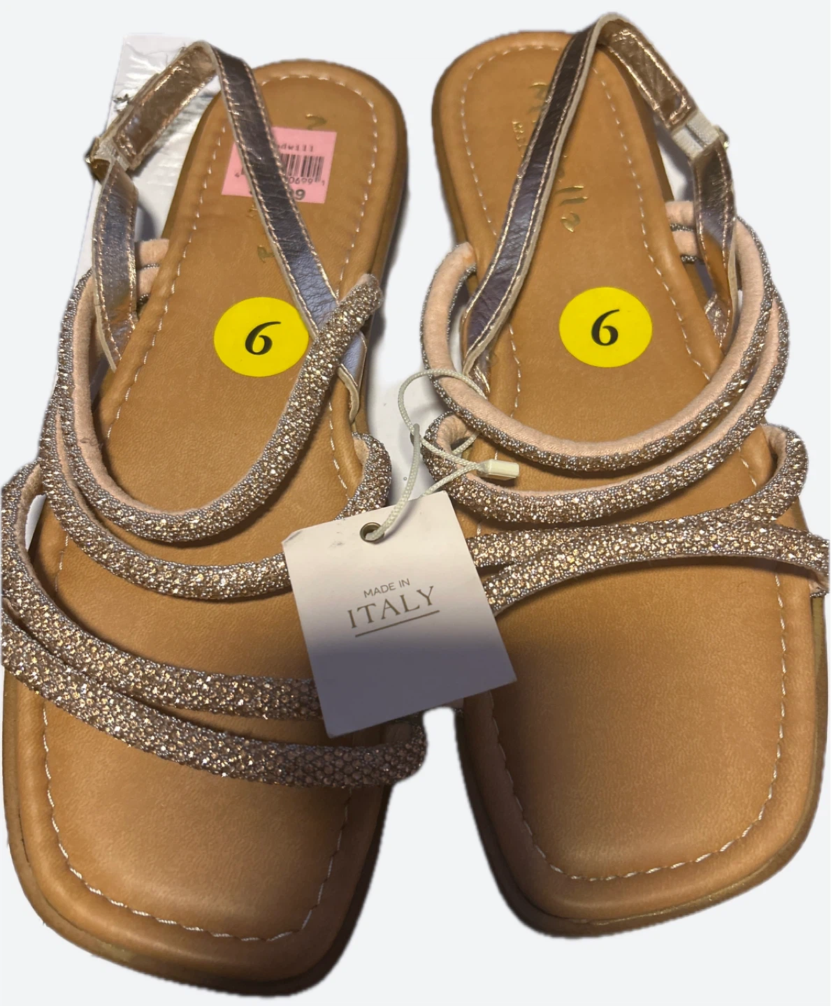 Italian Made Sandals - Size 6