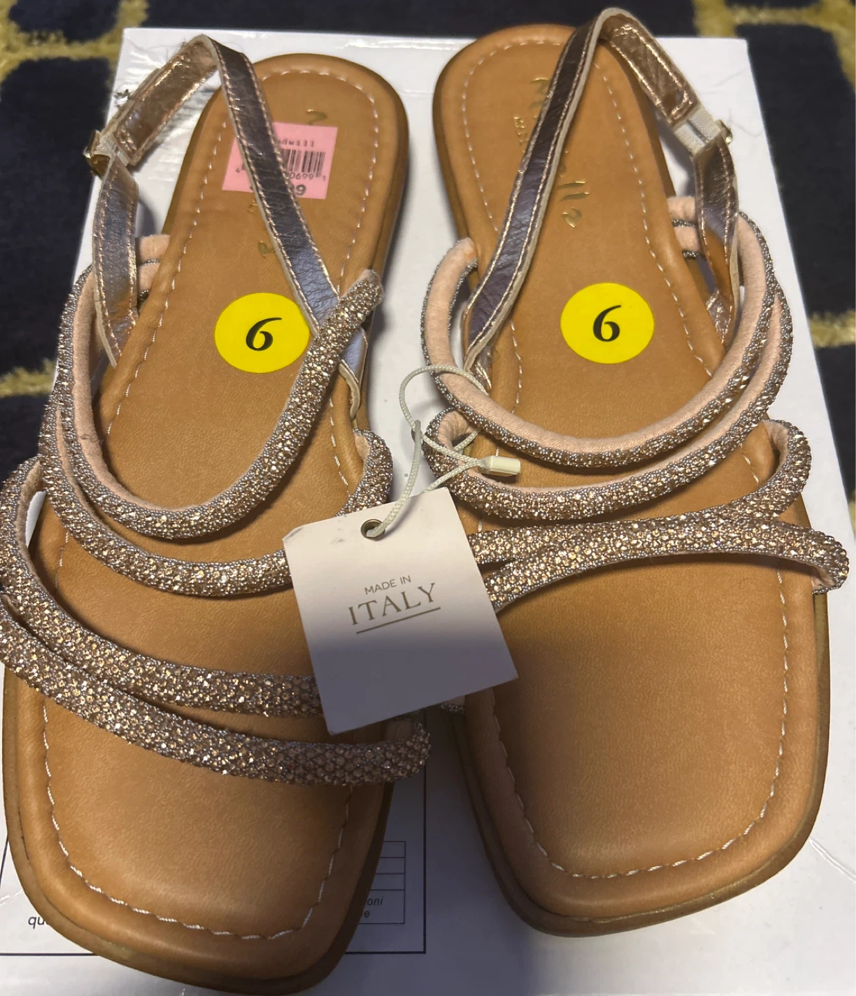 Italian Made Sandals - Size 6 - photo 2