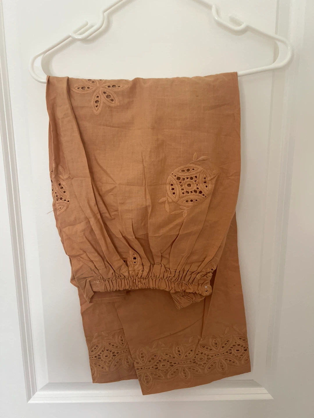 Brown Embroidered Outfit - Top & Bottom - photo 3
