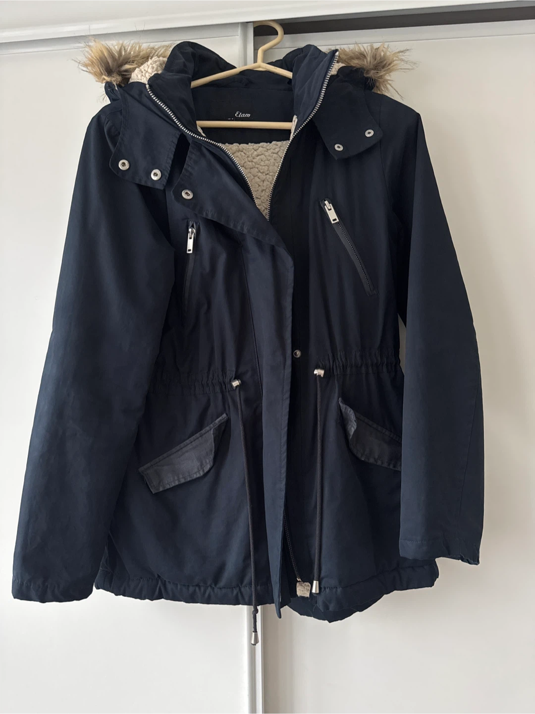 Etam Navy Blue Winter Parka