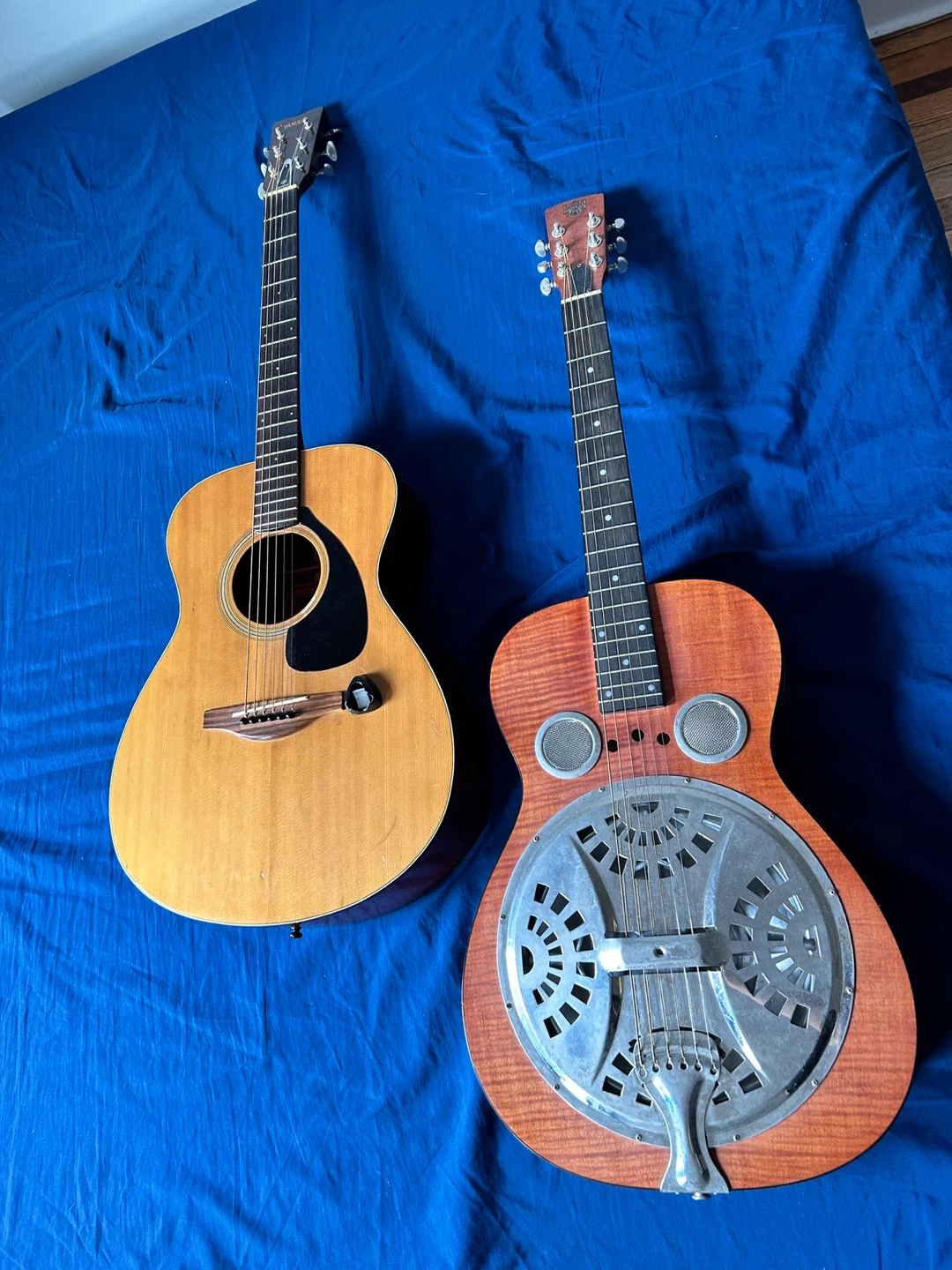 Yamaha Acoustic Guitar FG-150 & Dobro Resonator Guitar