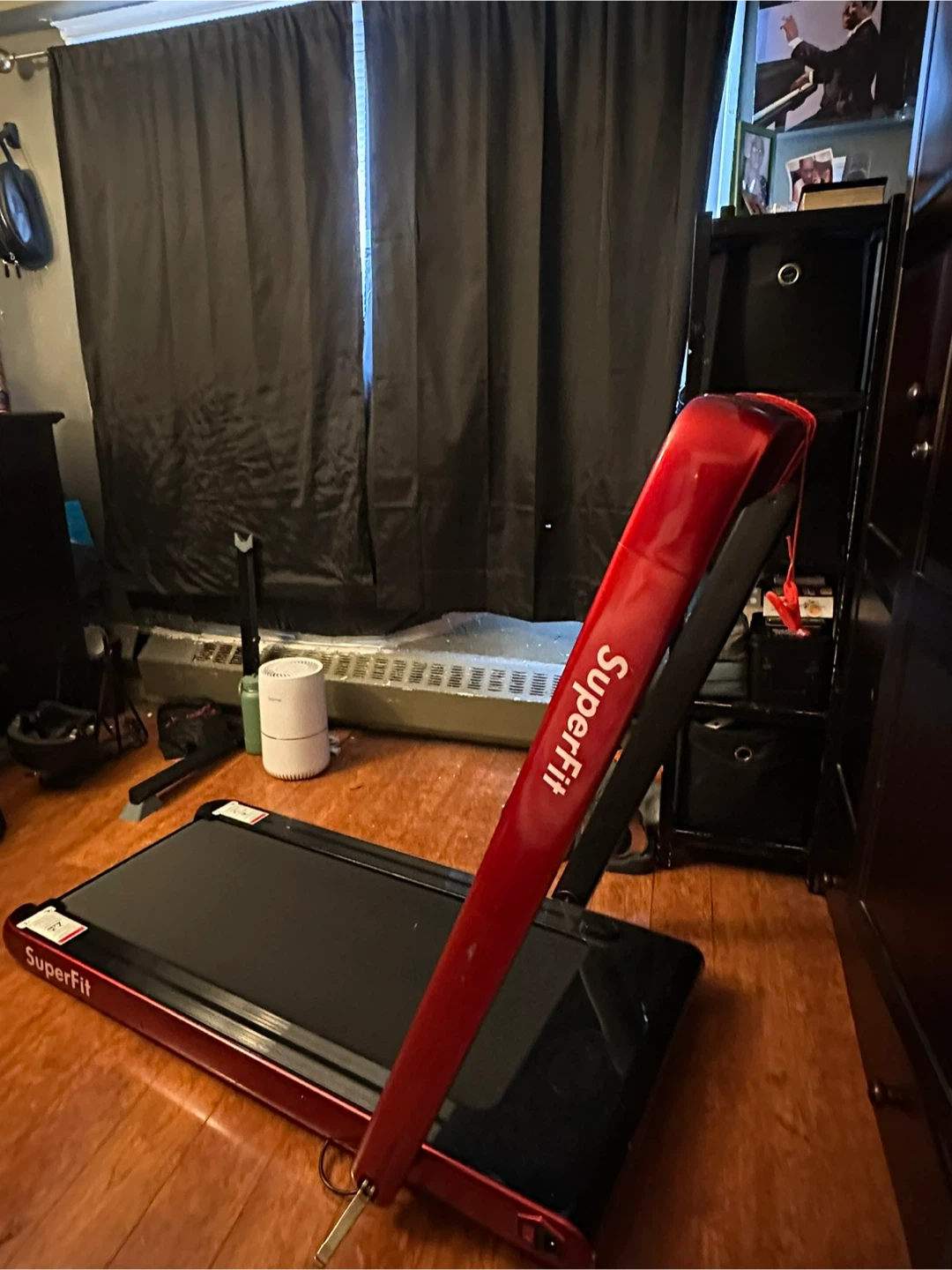 SuperFit Folding Treadmill w/ Remote & App Control