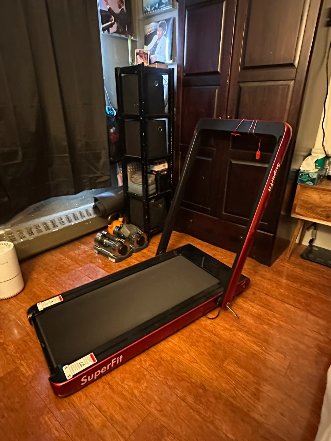 SuperFit Folding Treadmill w/ Remote & App Control - photo 3