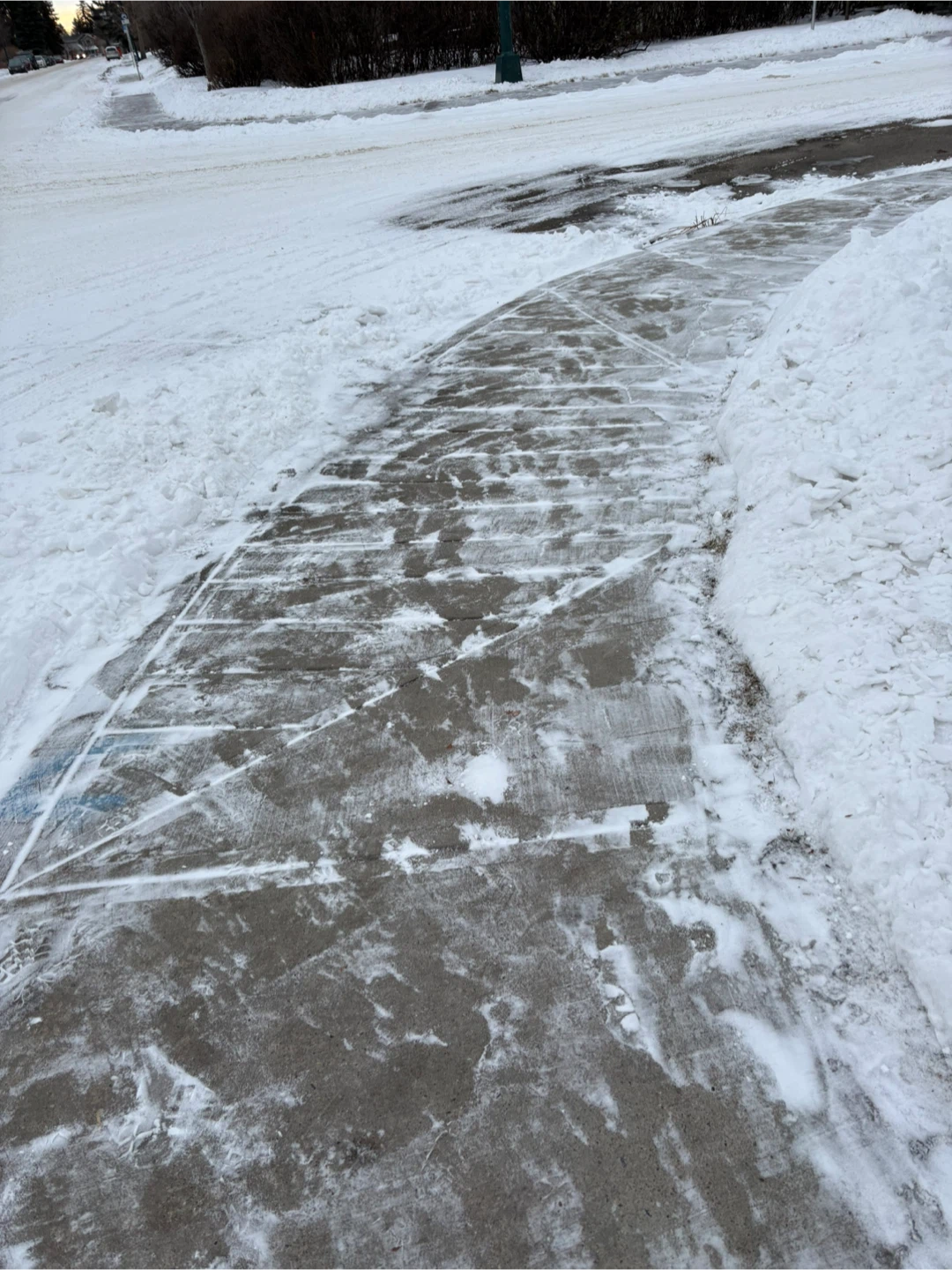 Snow removal service around Morley trail NW