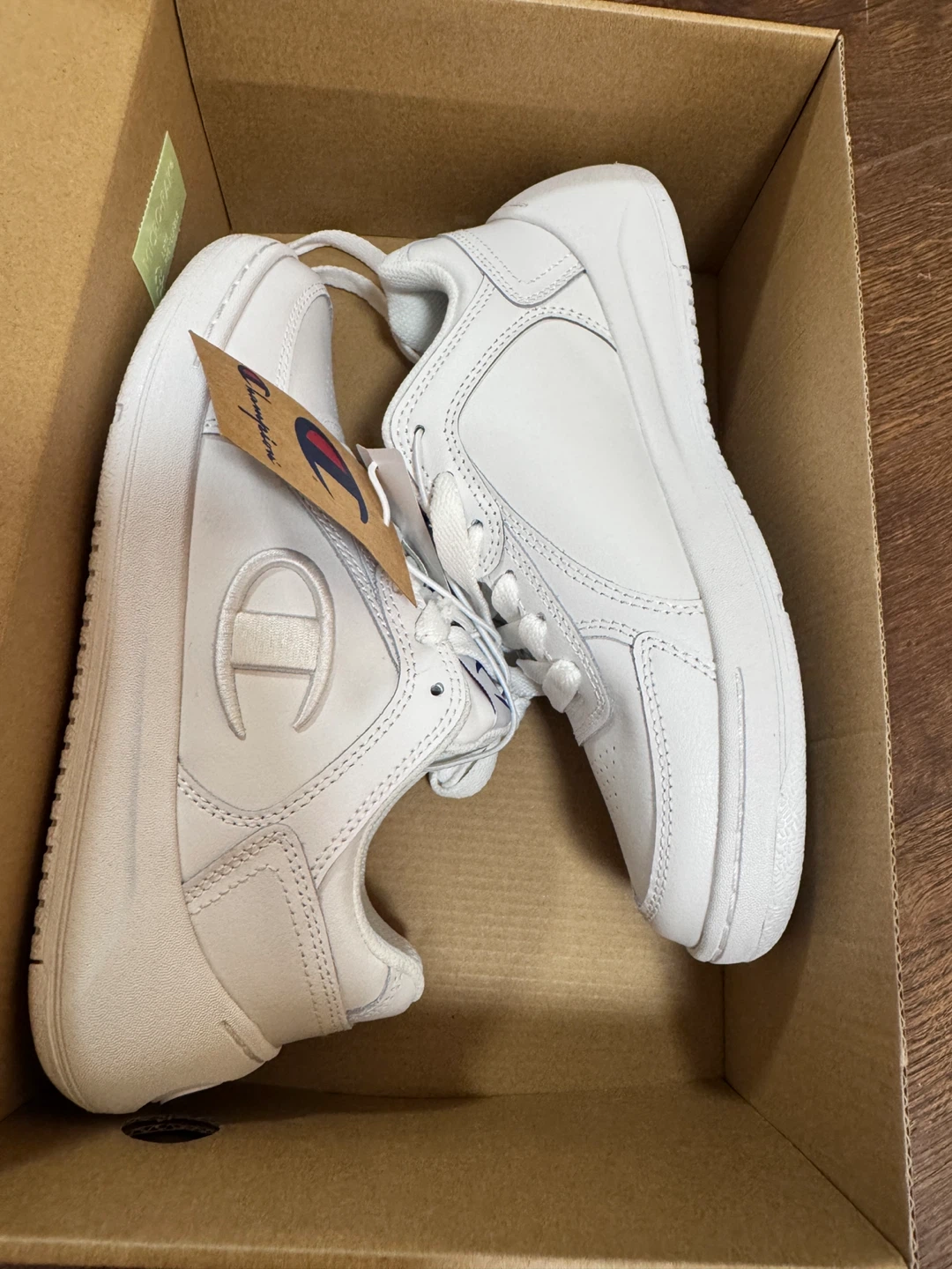 Champion Super C Court Women's White Sneakers - Size 7 - photo 2