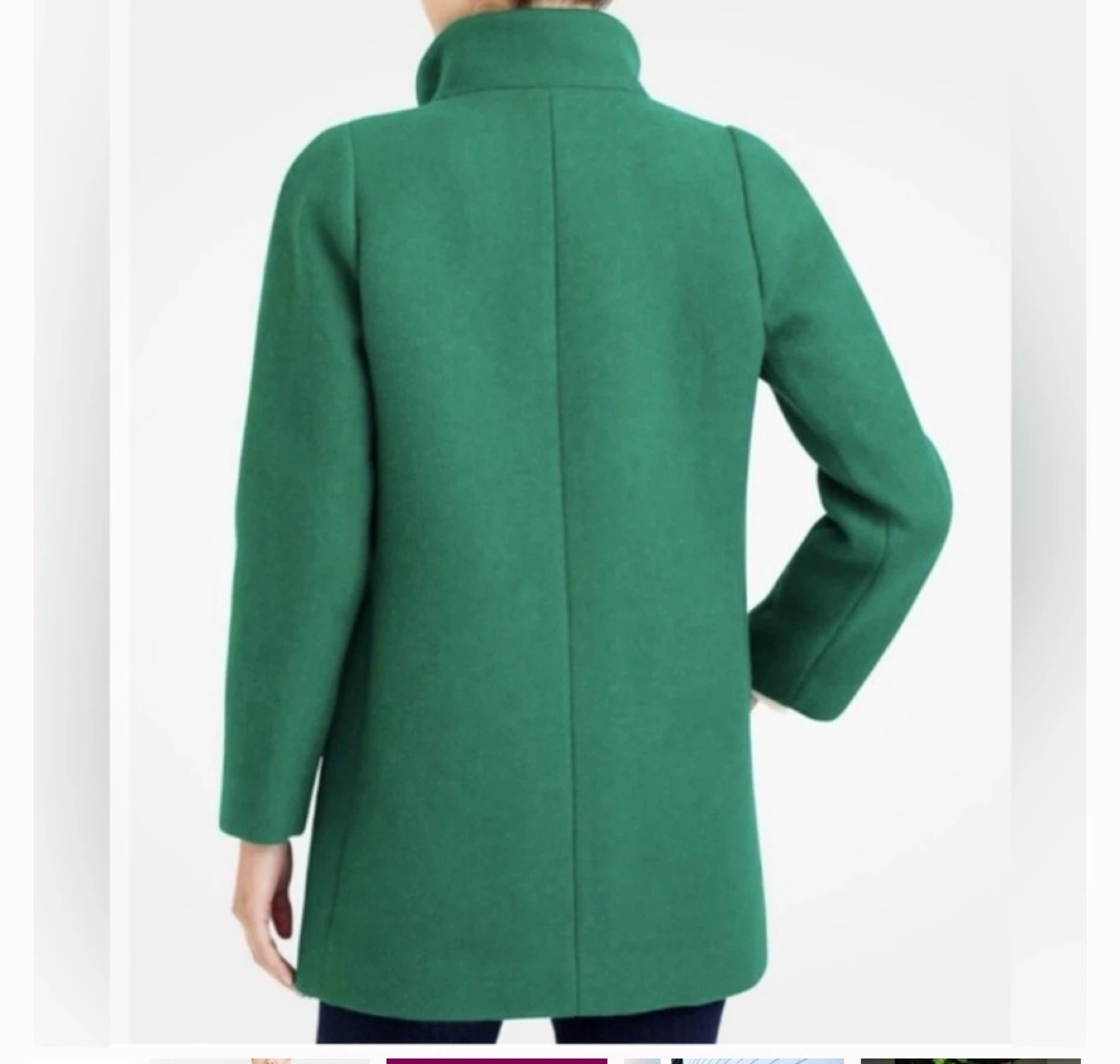 J.Crew Green Mercantile Wool Blend Coat - photo 3