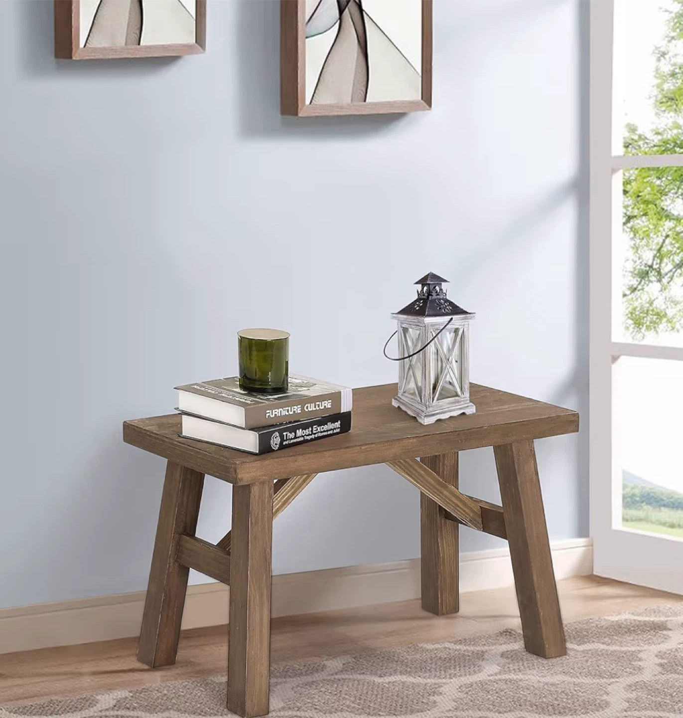30" Wood Bench