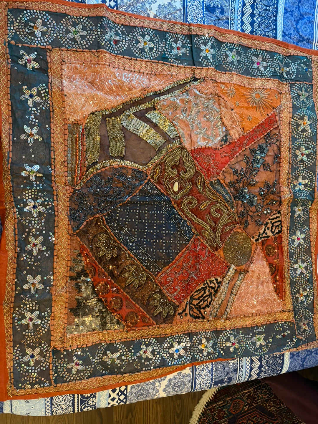 Patchwork Textile Wall Hanging