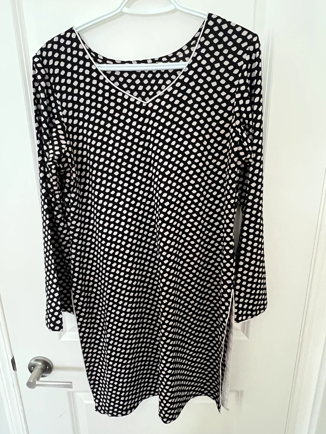 Black & White Patterned Dress 2 pcs