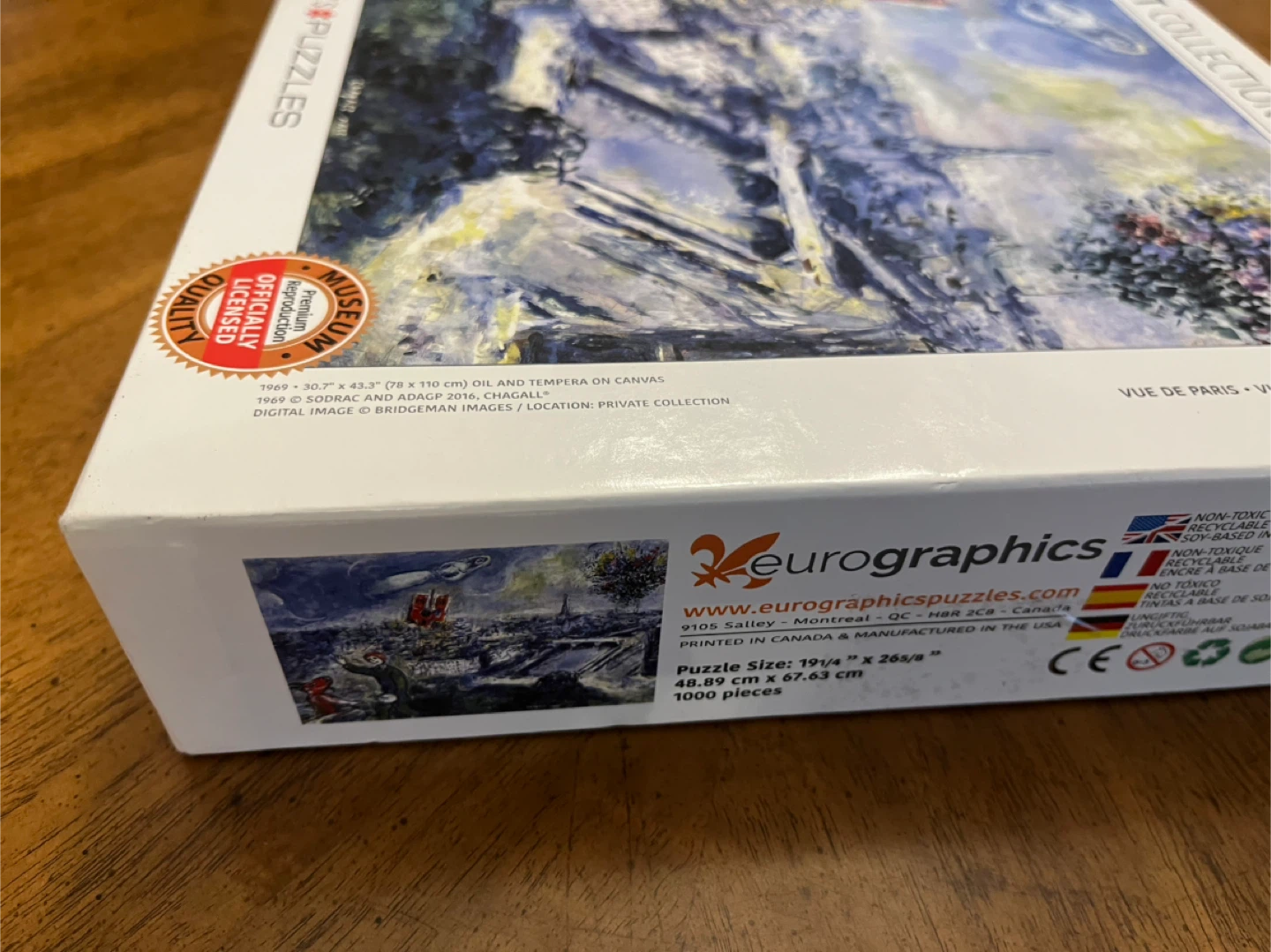Marc Chagall 1000 Piece Puzzle - photo 2