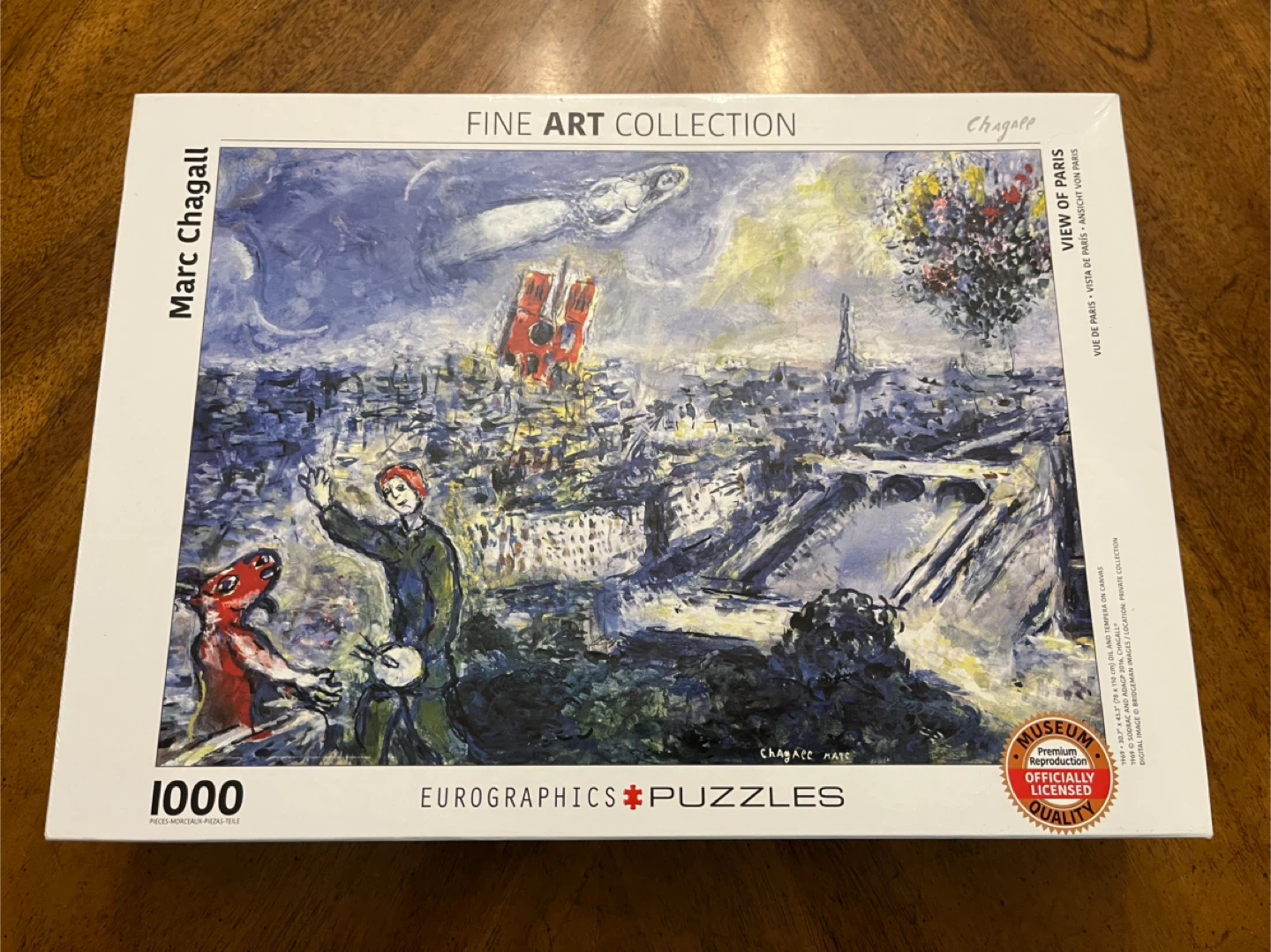 Marc Chagall 1000 Piece Puzzle