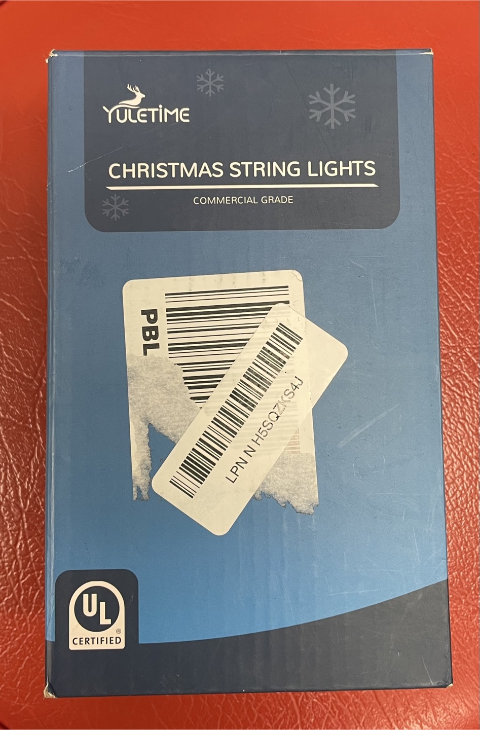 Yuletime LED Christmas String Lights - Orange & Purple