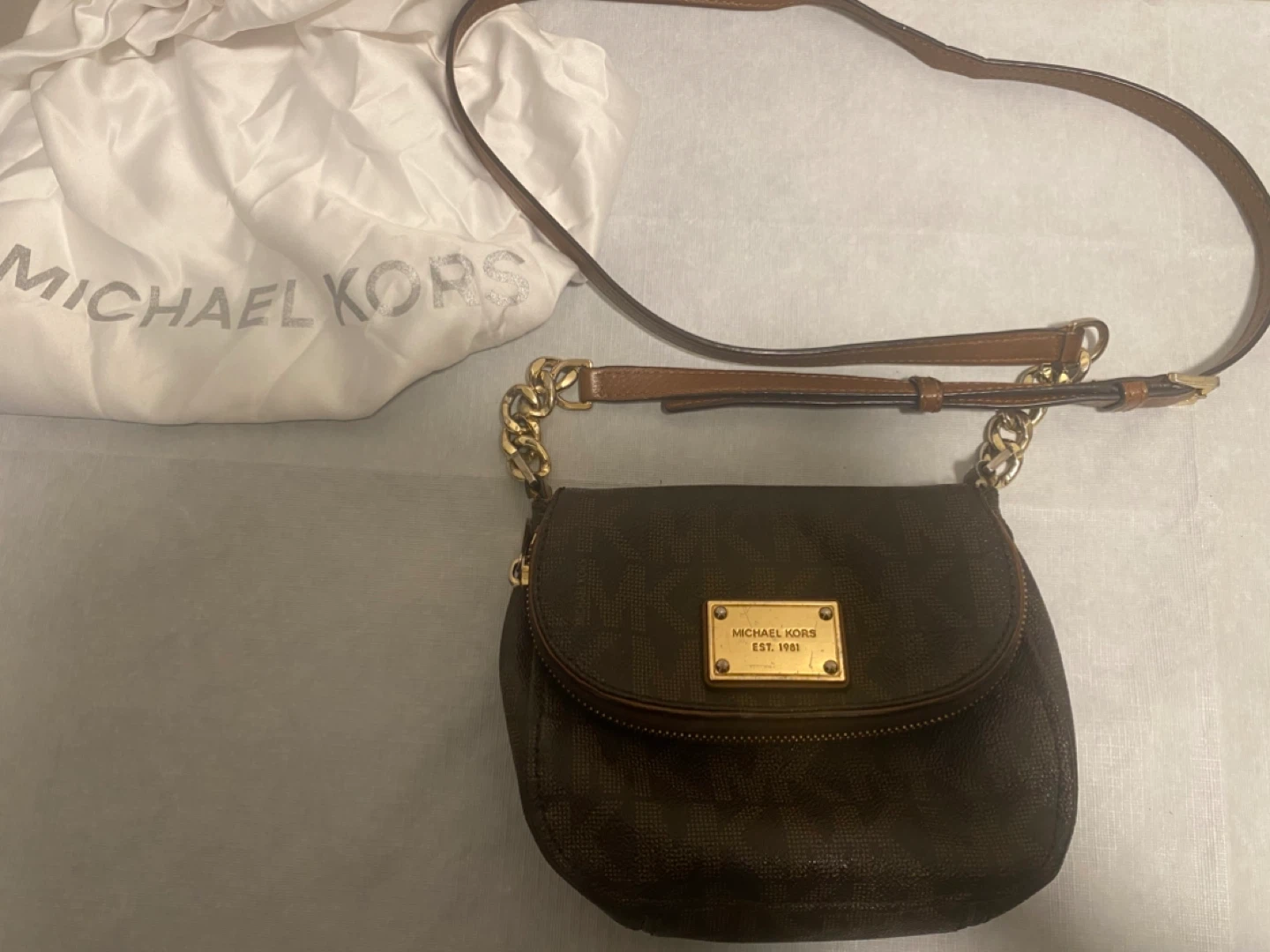 Michael Kors Brown Crossbody Bag